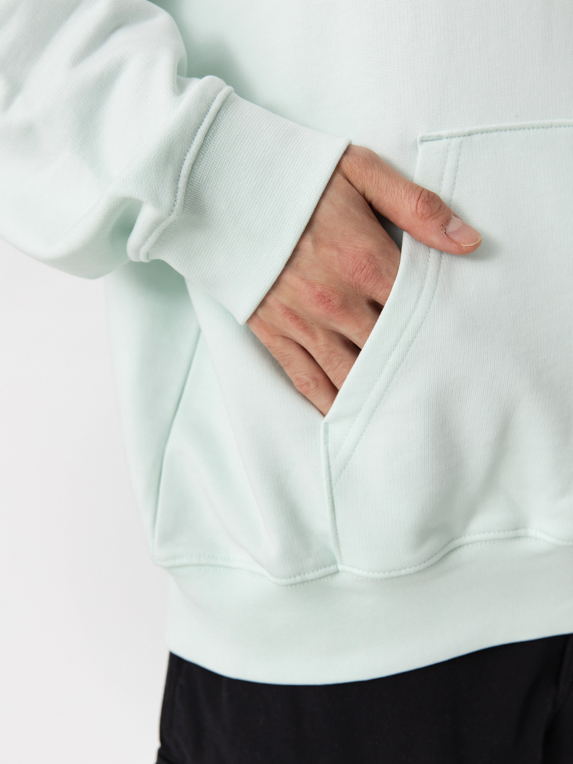 Hanorac cu glugă Vans Skull Window HD (hint of mint)