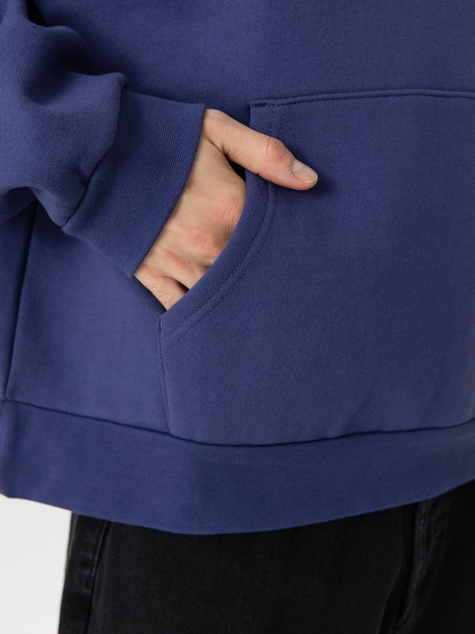 Hanorac cu glugă OBEY Bold Icon Extra Heavy HD (skipper blue)