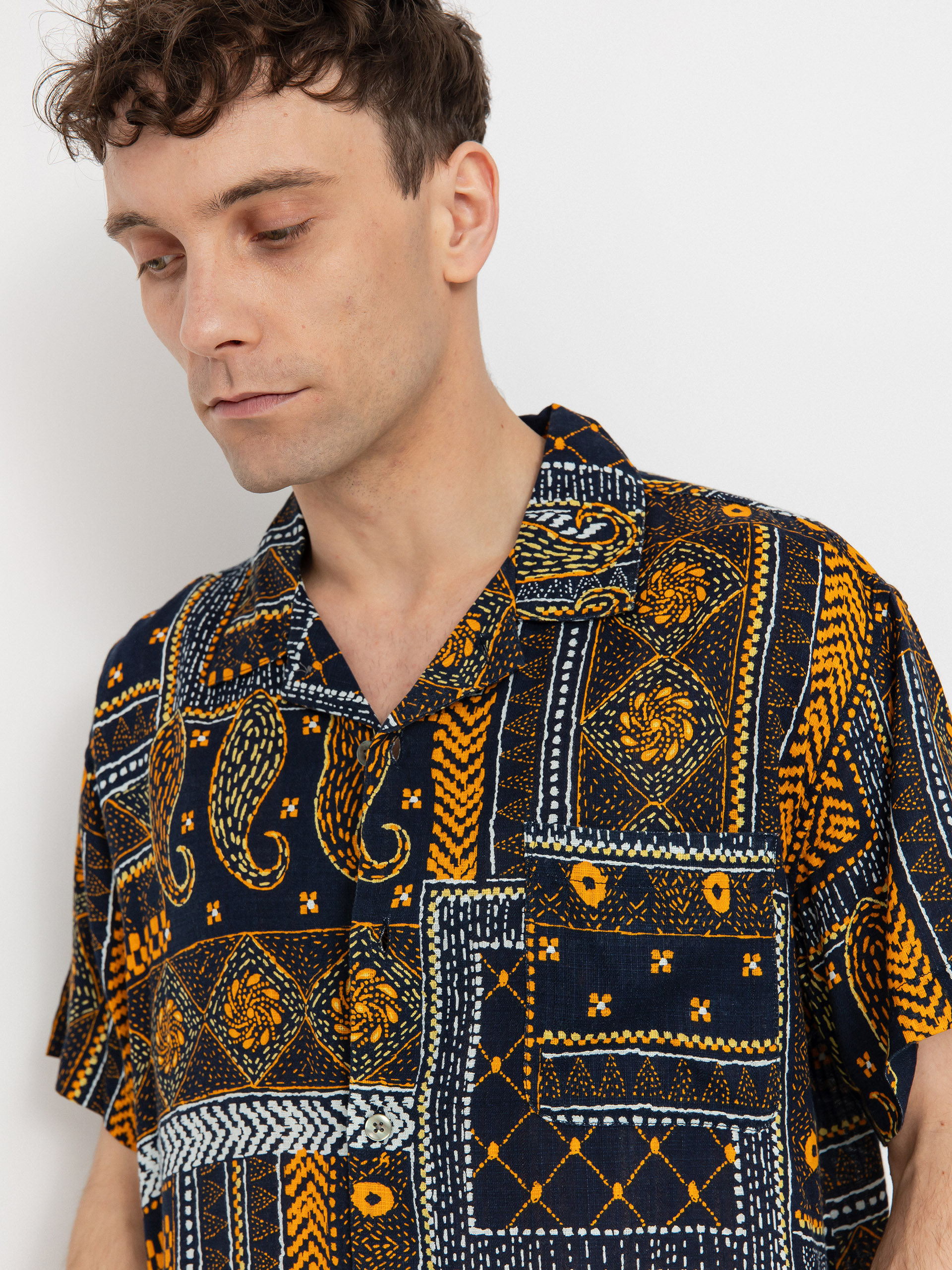 Cămașă OBEY Archie (navy multi)