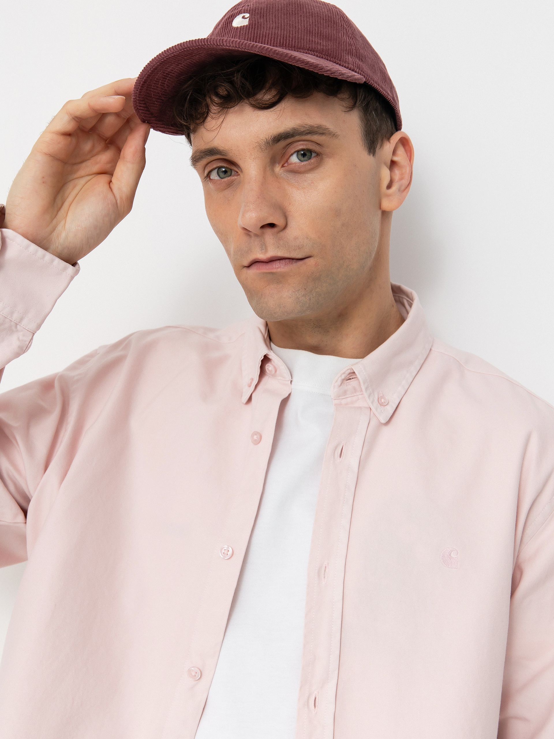 Cămașă Carhartt WIP Bolton (air pink)
