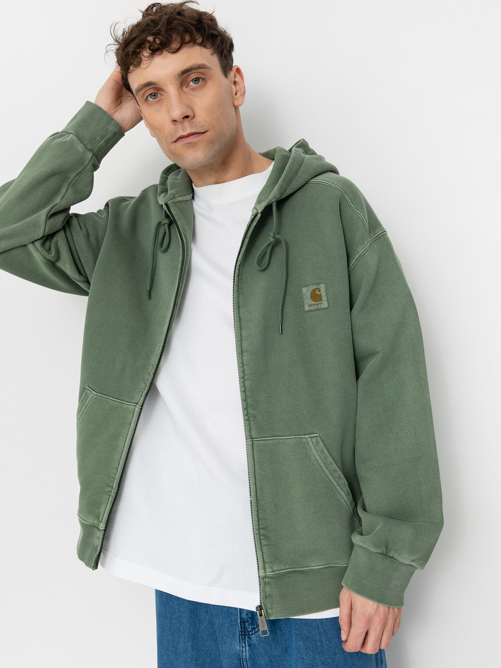 Hanorac cu glugă Carhartt WIP Nelson ZHD (park)
