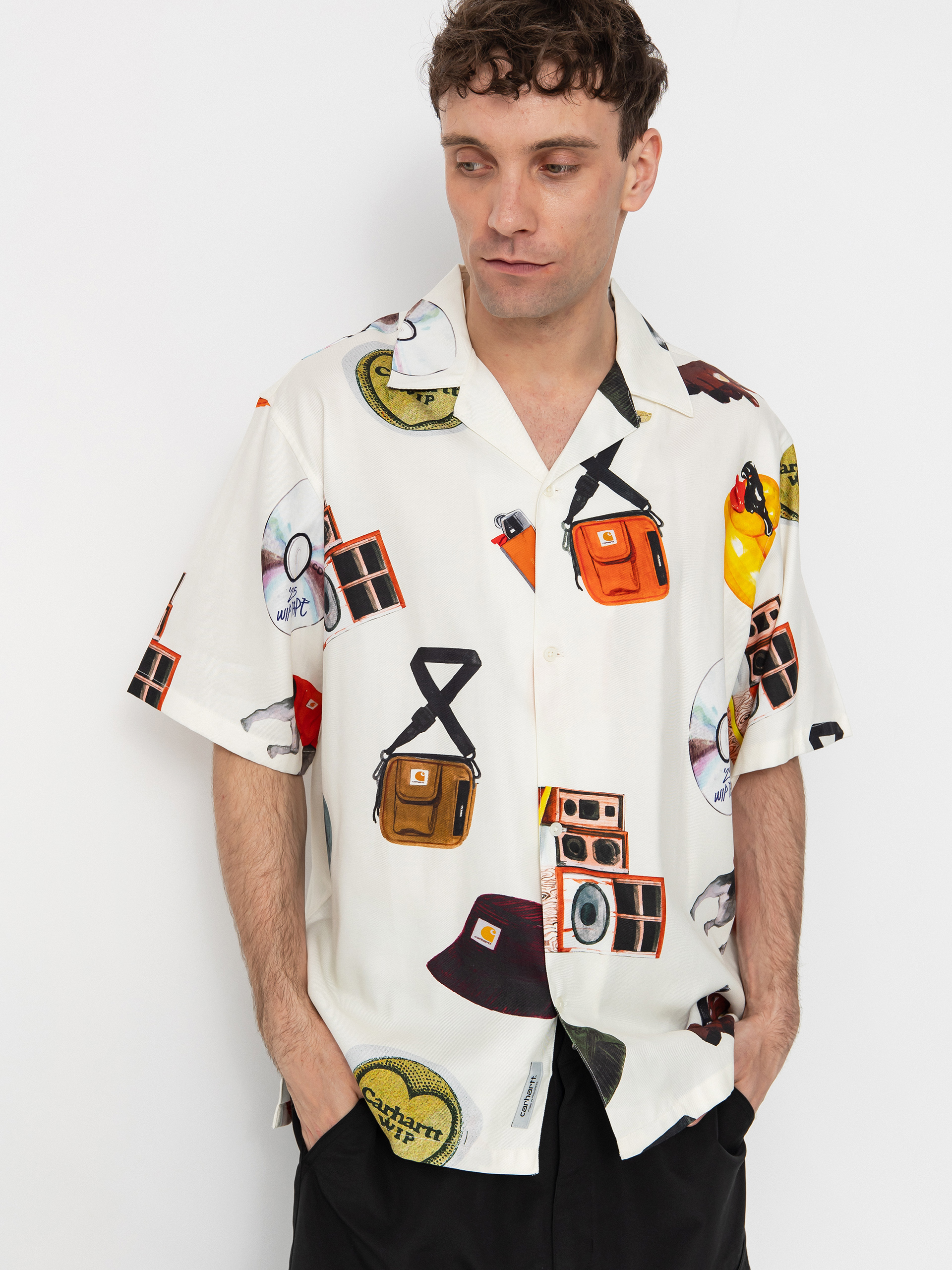 Cămașă Carhartt WIP Jacob Rochester (jacob rochester print/wax)