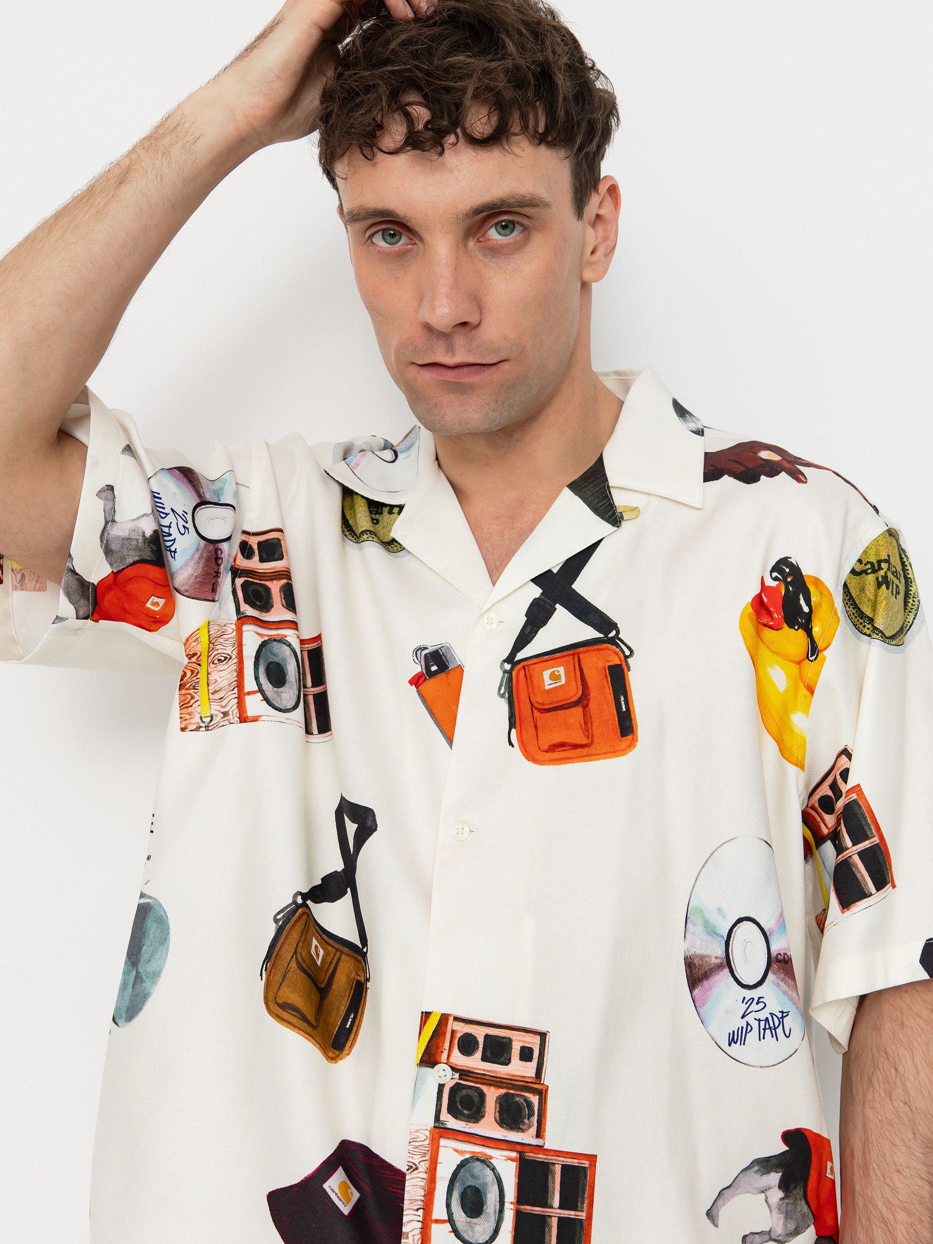 Cămașă Carhartt WIP Jacob Rochester (jacob rochester print/wax)