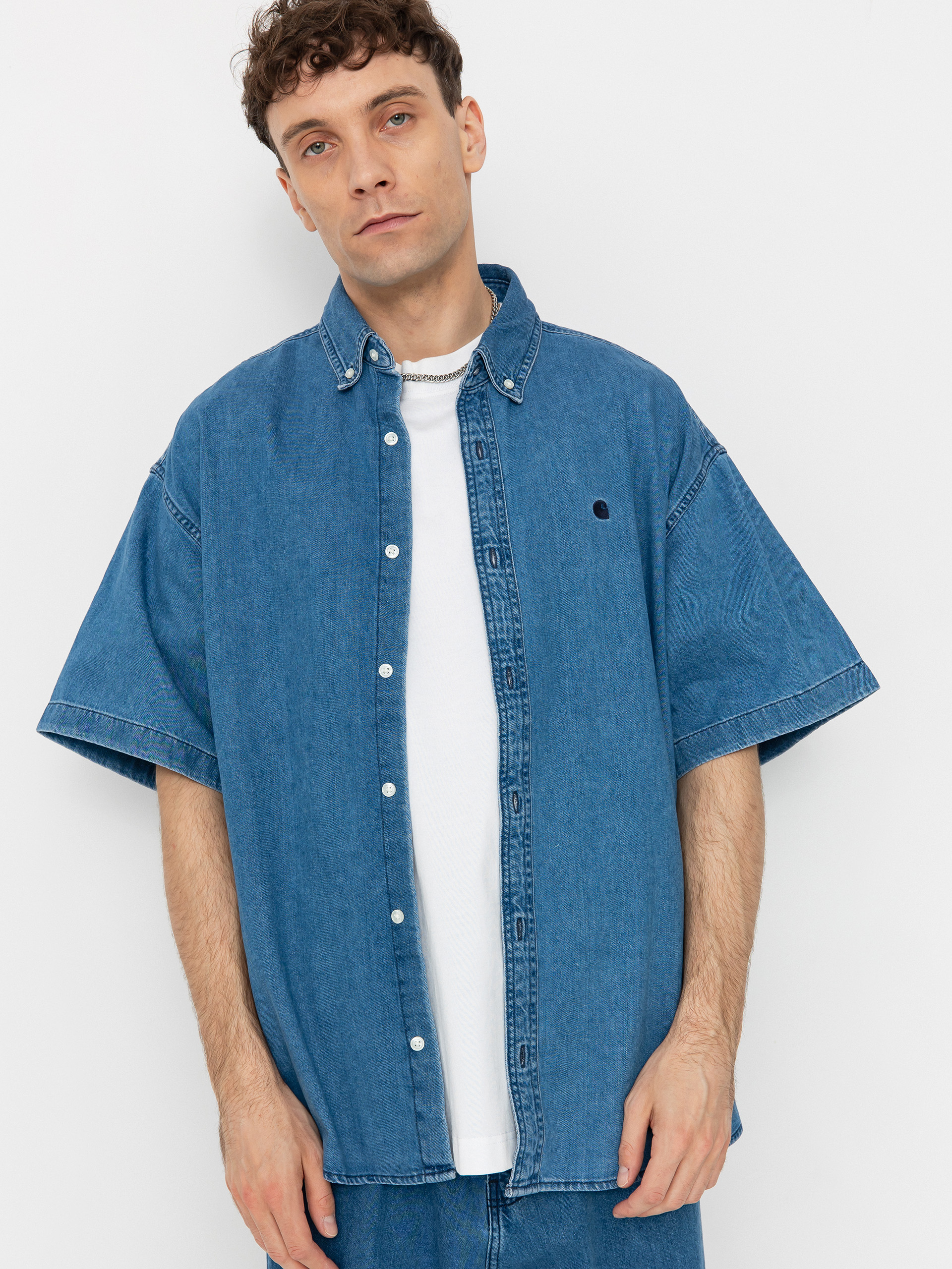 Cămașă Carhartt WIP Lucas (blue)
