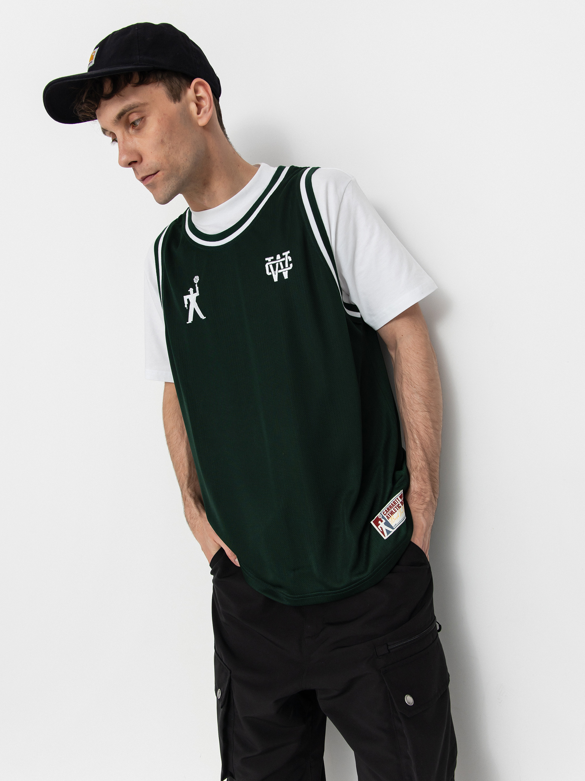 Tricou Carhartt WIP Win Lock Up (conifer)