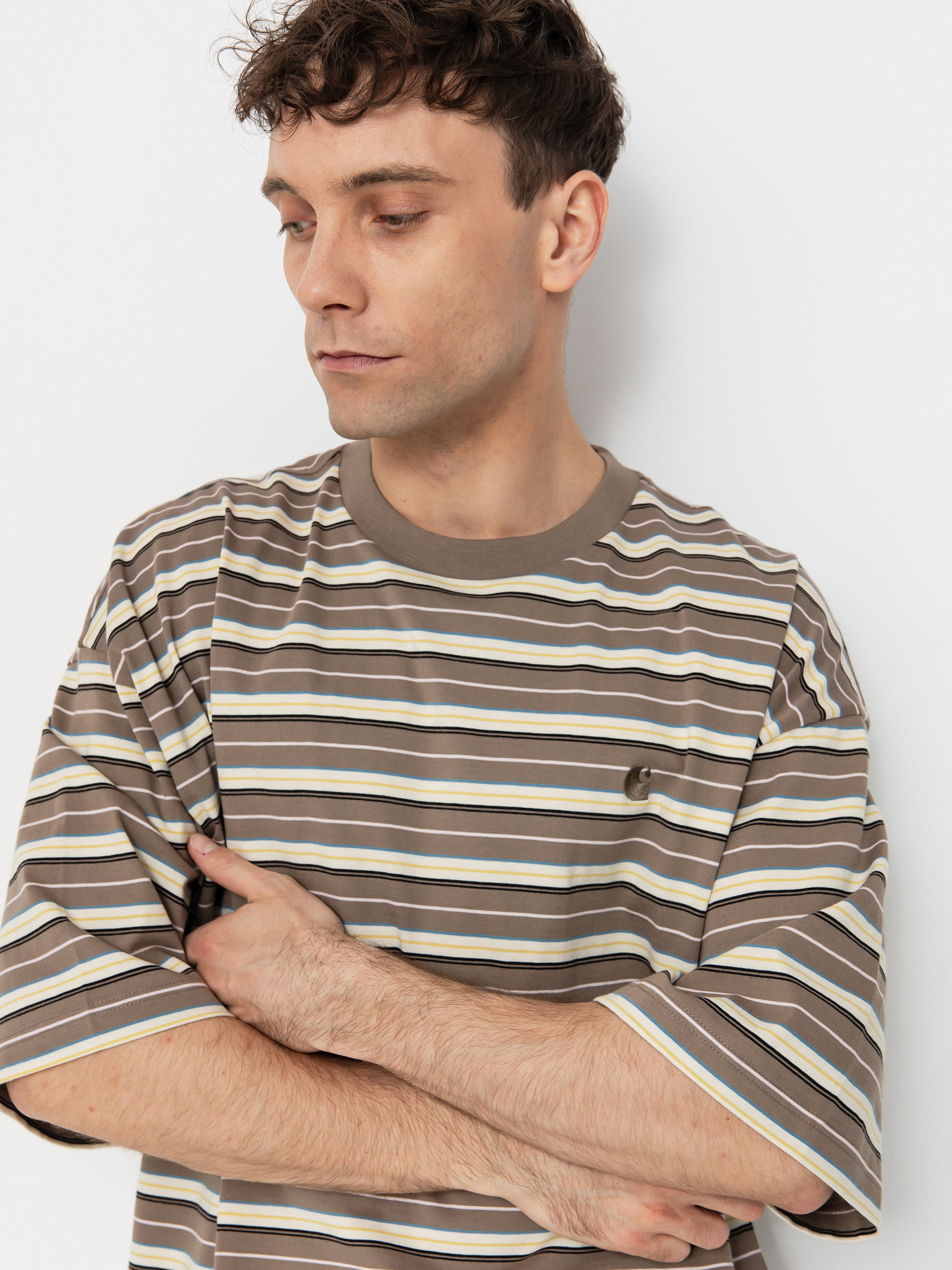 Tricou Carhartt WIP Nathan (nathan stripe/branch)