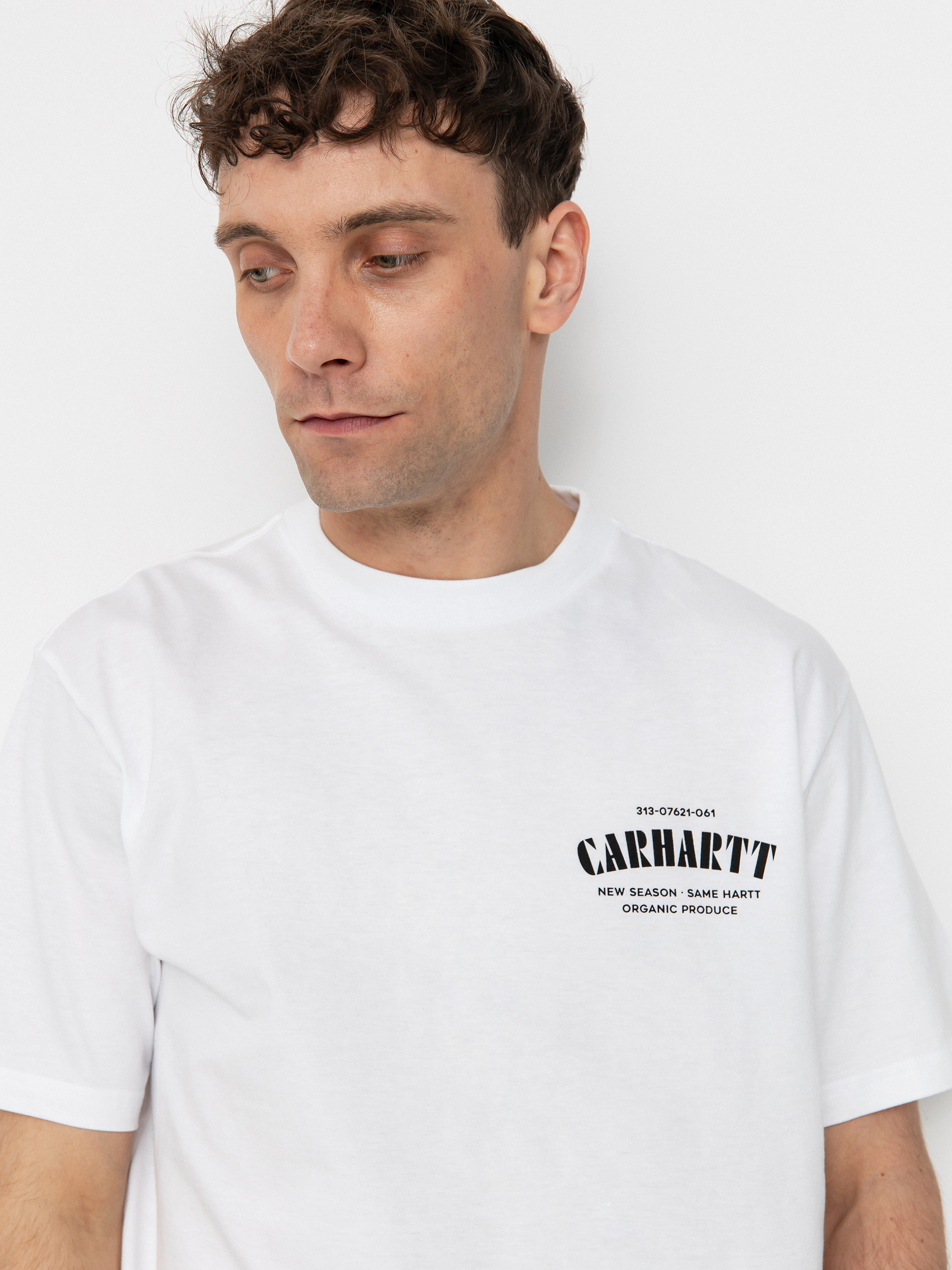 Tricou Carhartt WIP Catalogue C Logo (white)