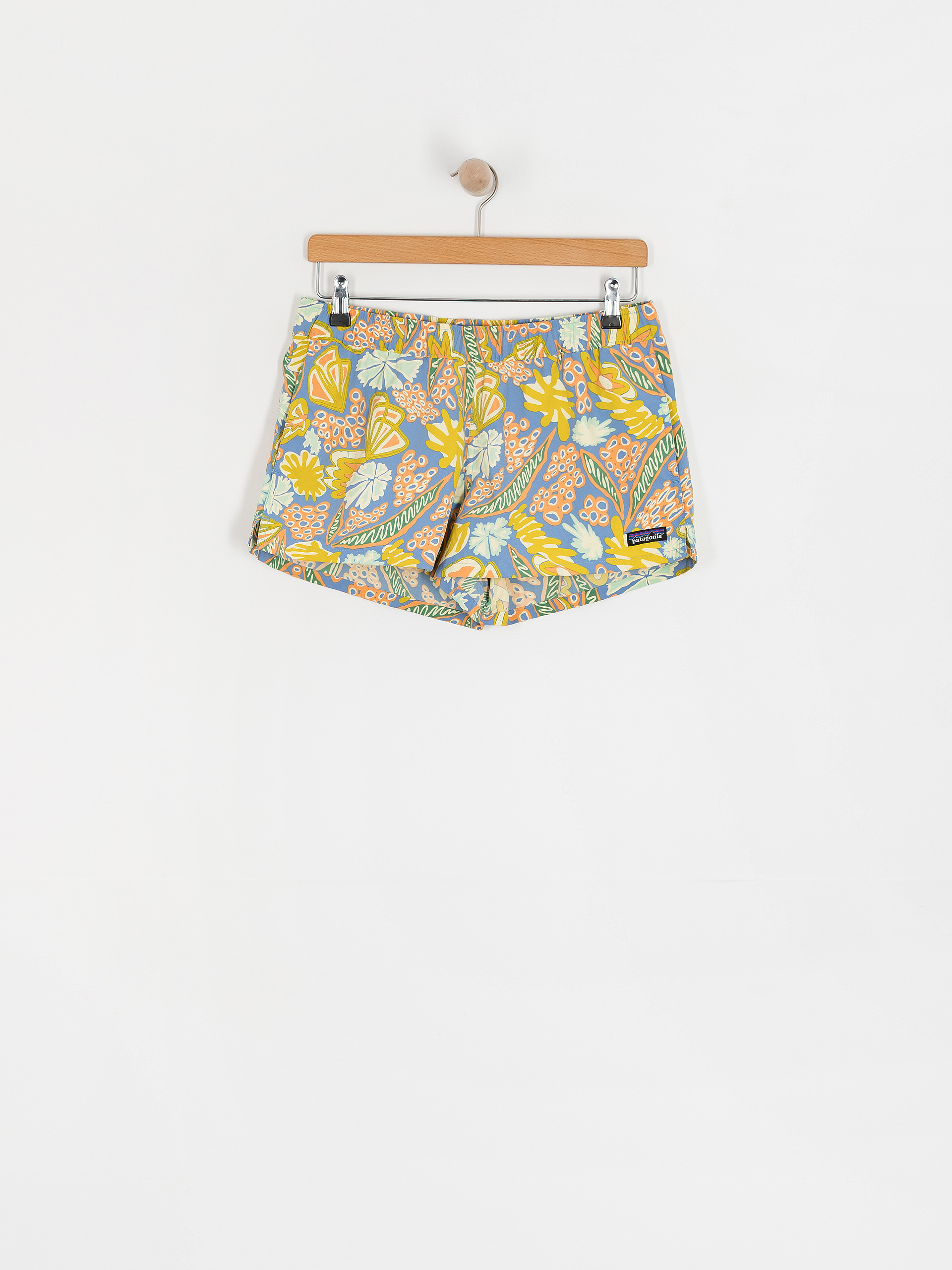 Pantaloni scurți Patagonia Barely Baggies 2 1/2 in Wmn (flourish/abundant blue)