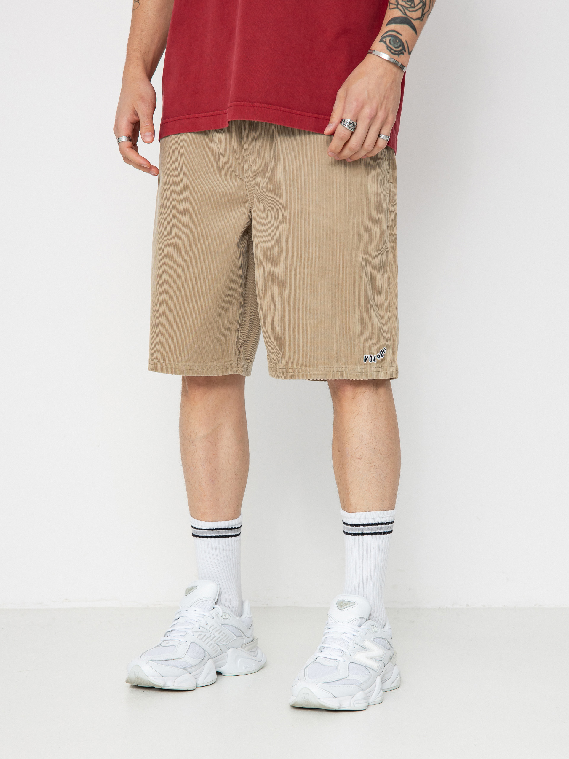 Pantaloni scurți Volcom Outer Spaced 21 (khaki)