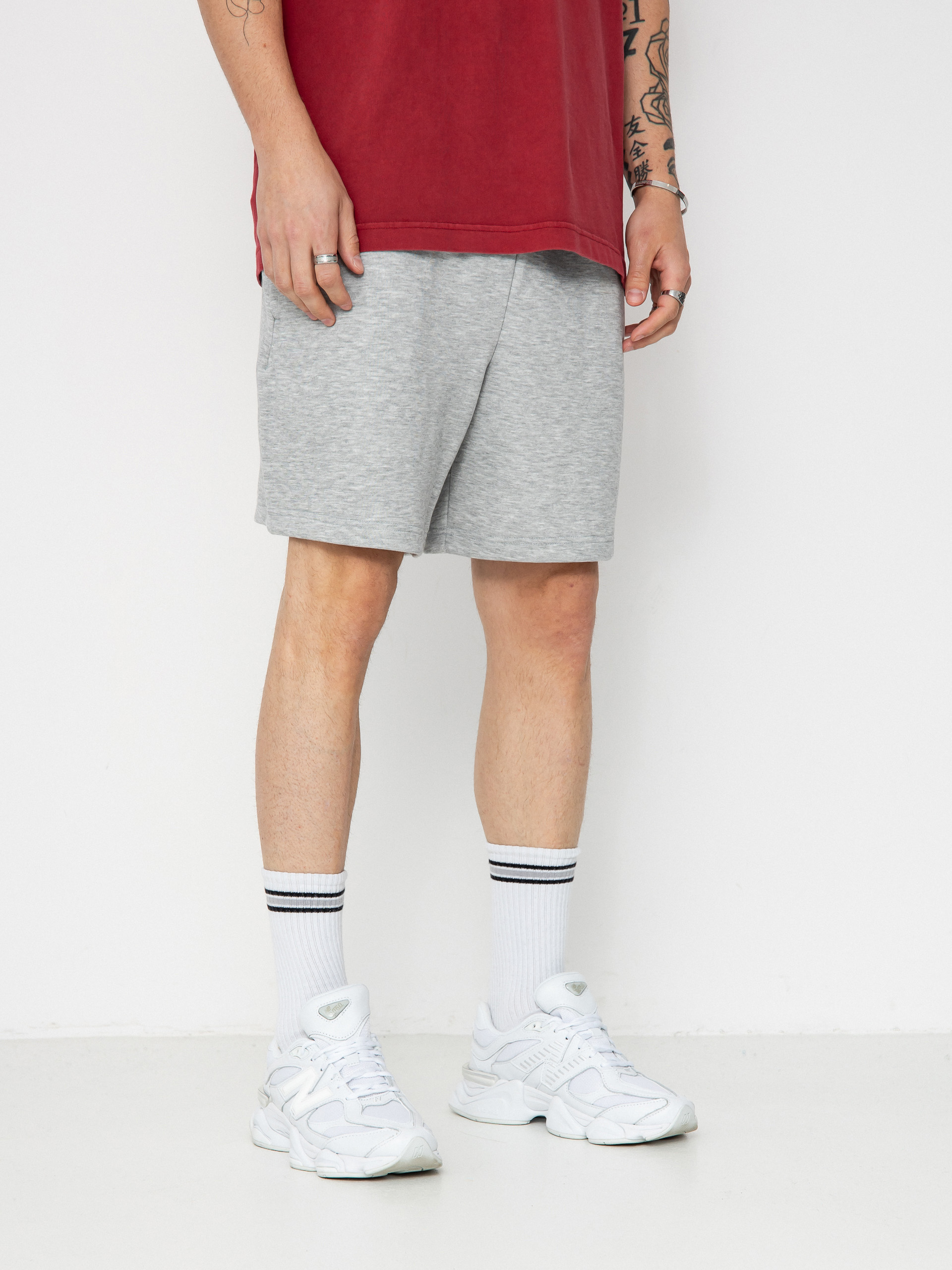 Pantaloni scurți New Balance French Terry (athletic gre)