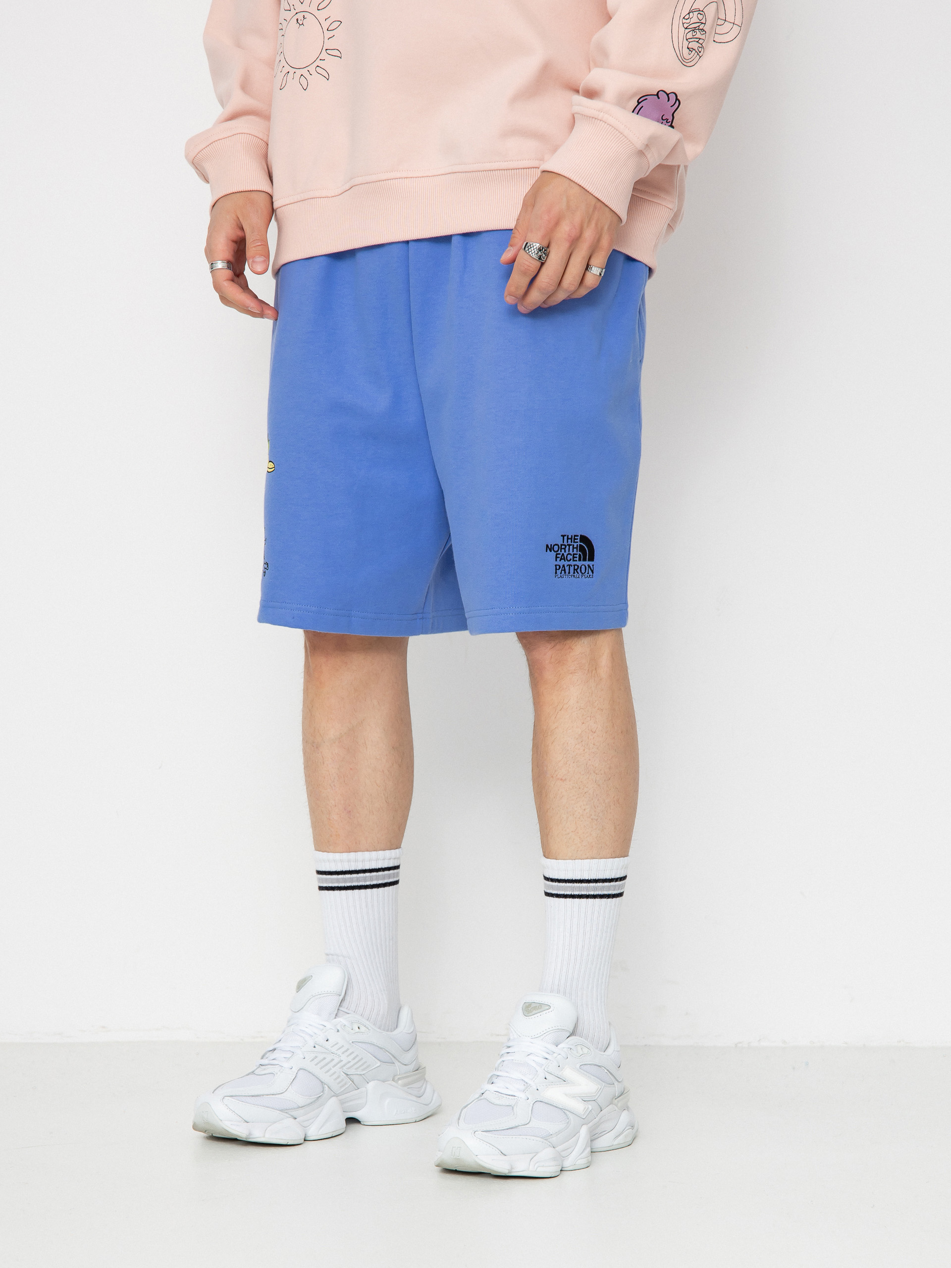 Pantaloni scurți The North Face Mountain Cleanup Relaxed (virtual blue)