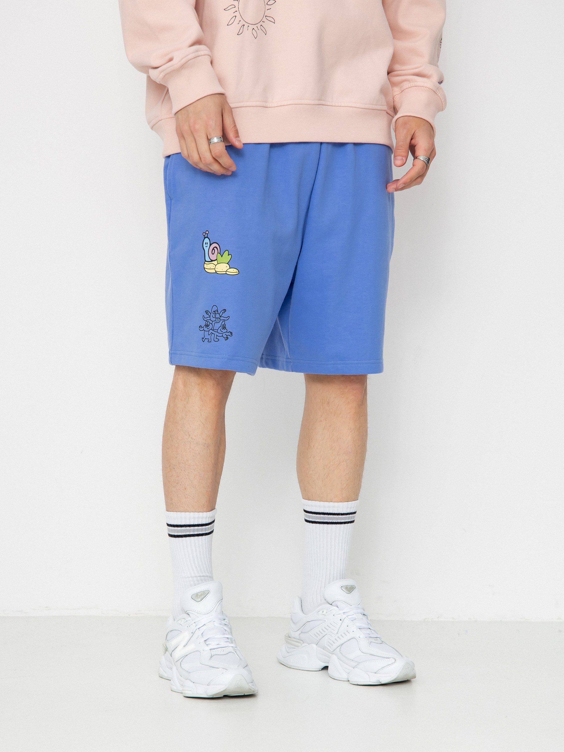 Pantaloni scurți The North Face Mountain Cleanup Relaxed (virtual blue)