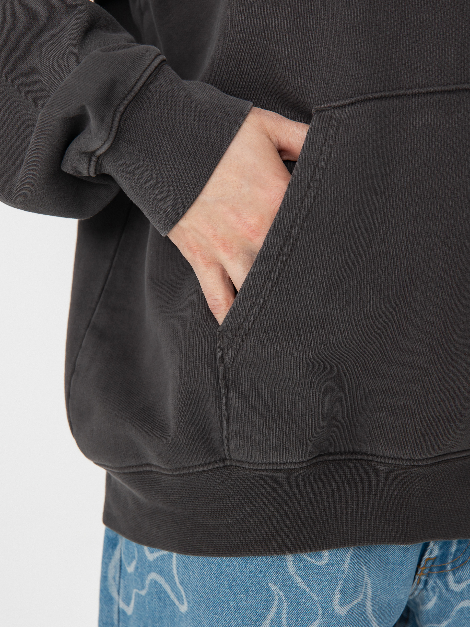 Hanorac cu glugă Vans 66 Baked In Loose Ft HD (black)