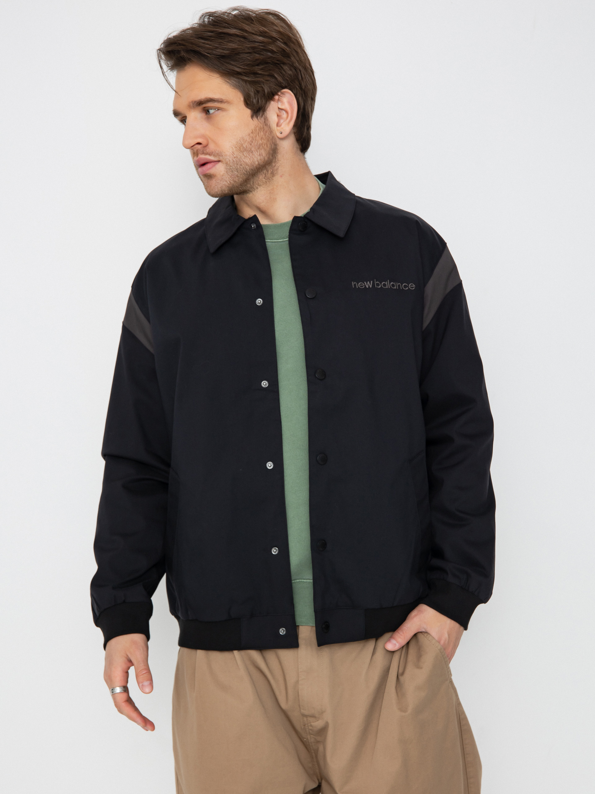 Geacă New Balance Athletics Varsity (black)