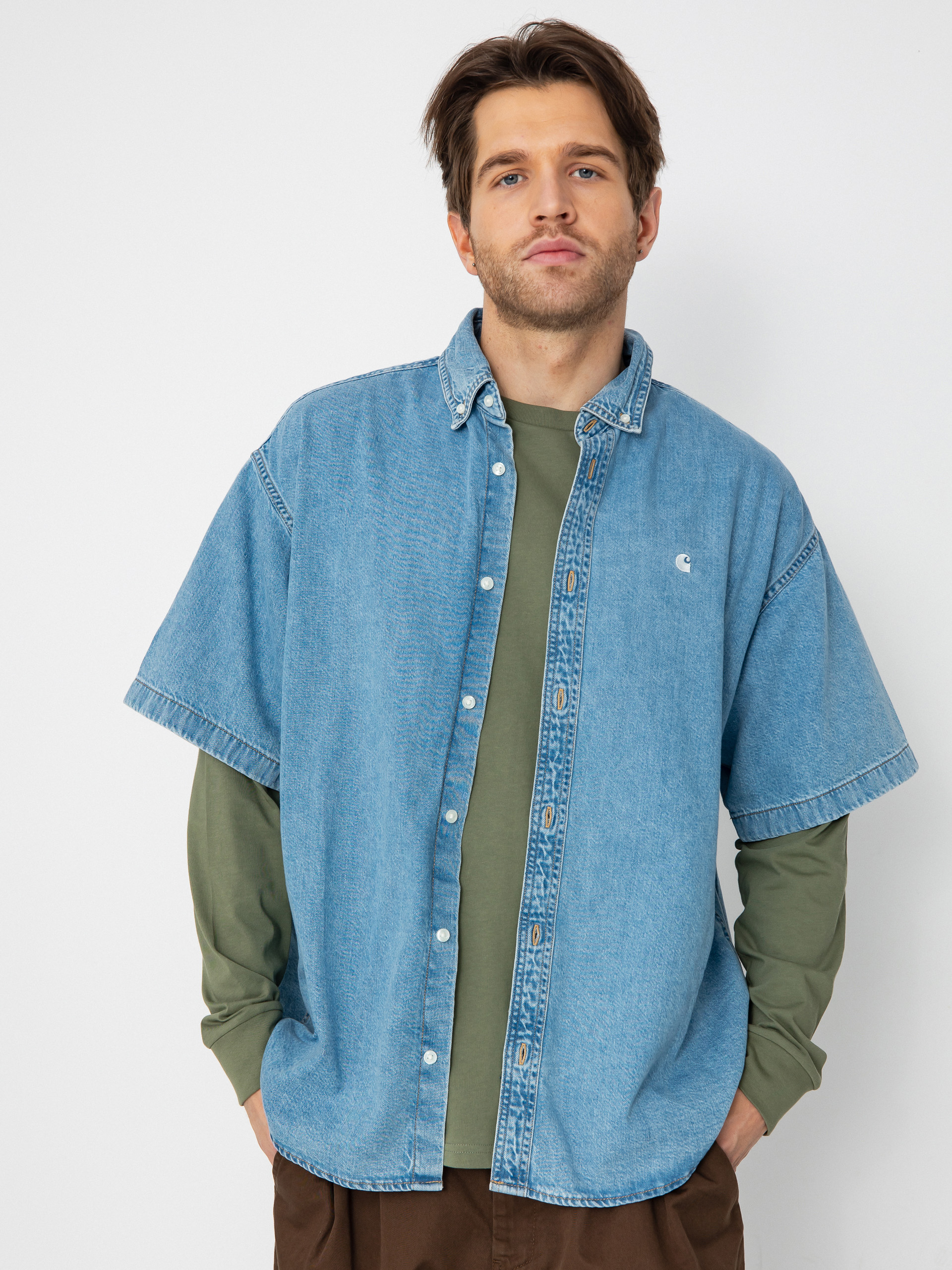 Cămașă Carhartt WIP Lucas (blue)