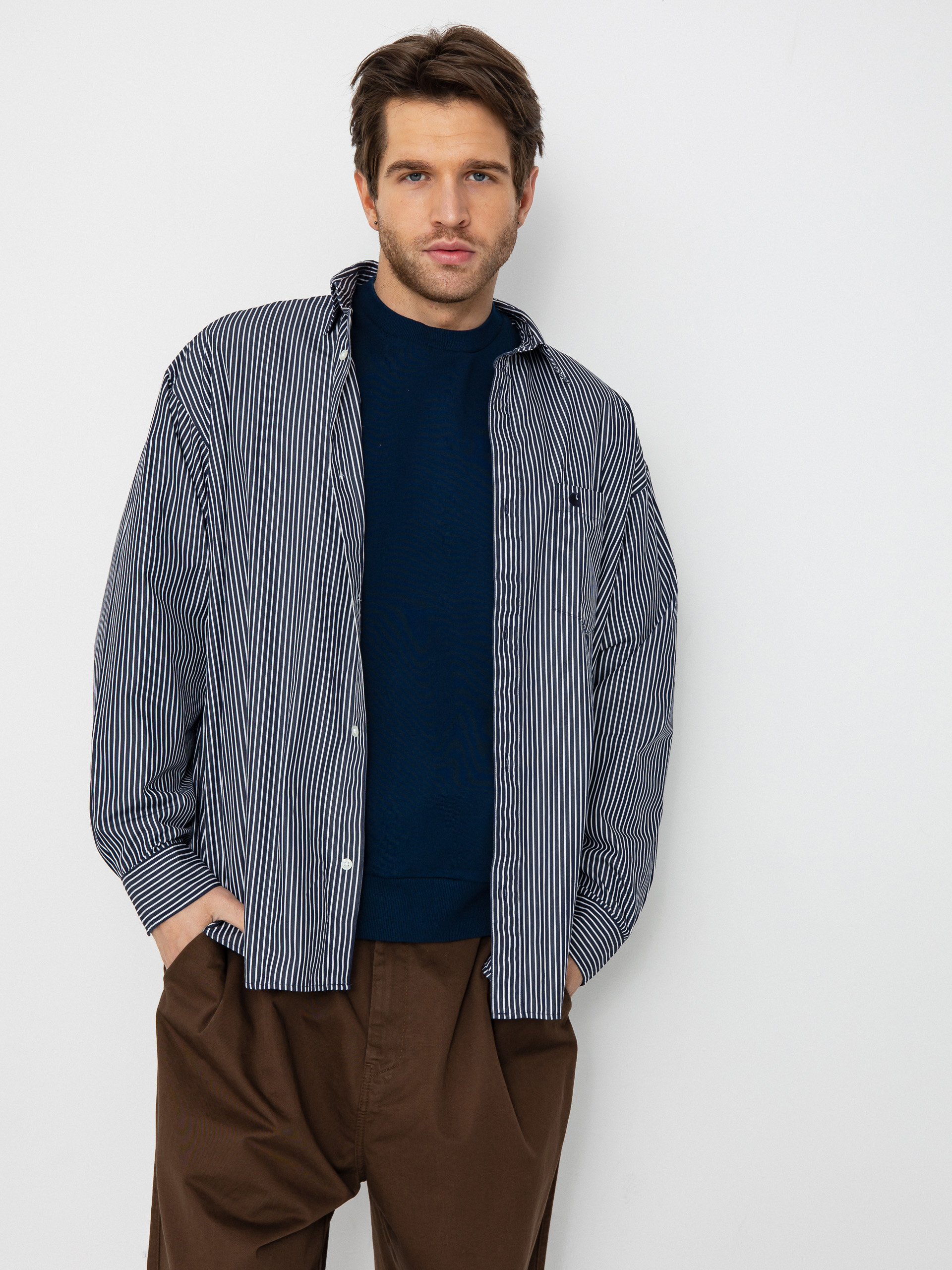 Cămașă Carhartt WIP Notus (arvin stripe/space)