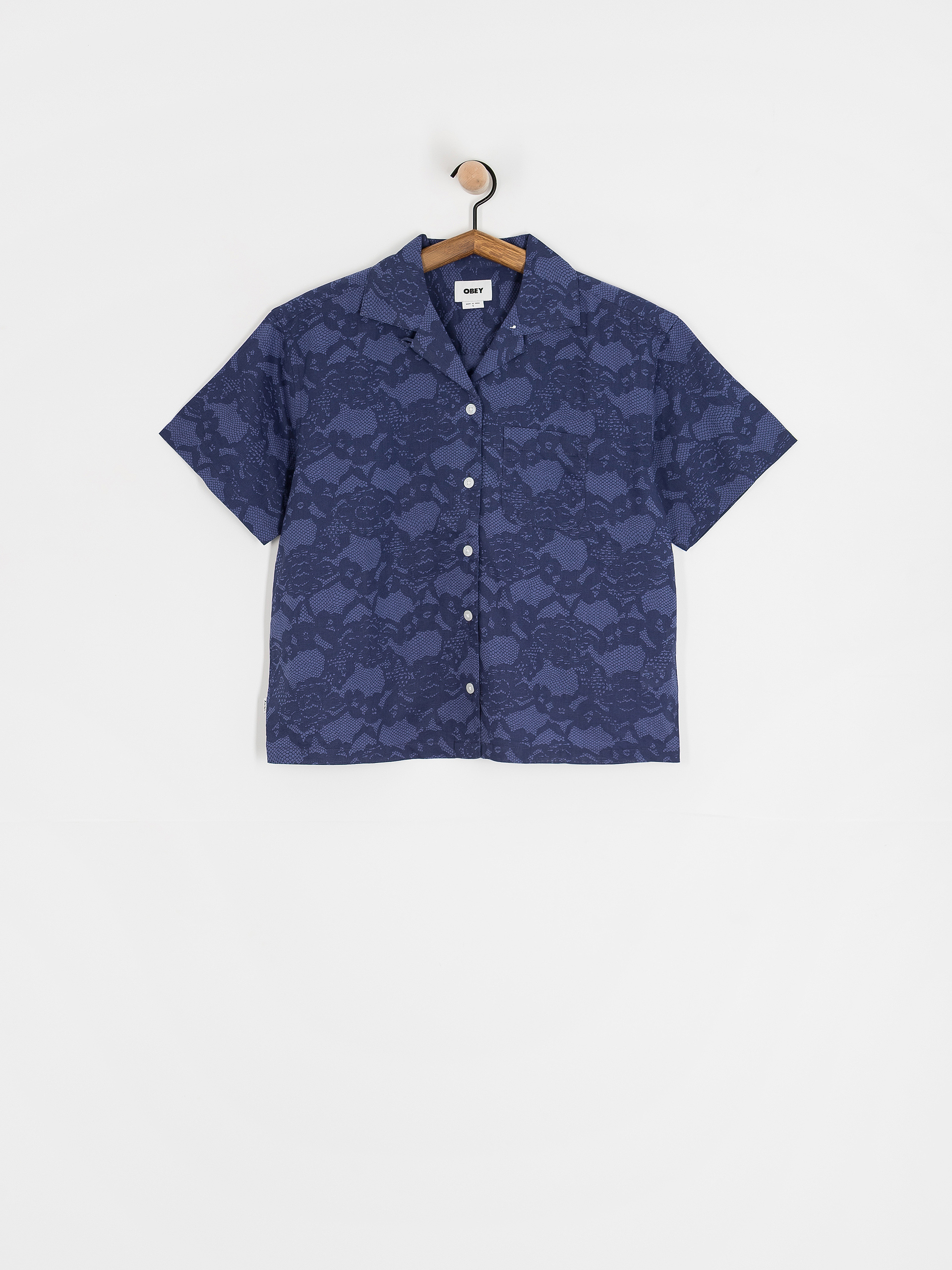 Cămașă OBEY Cecilie Lace Wmn (blue multi)
