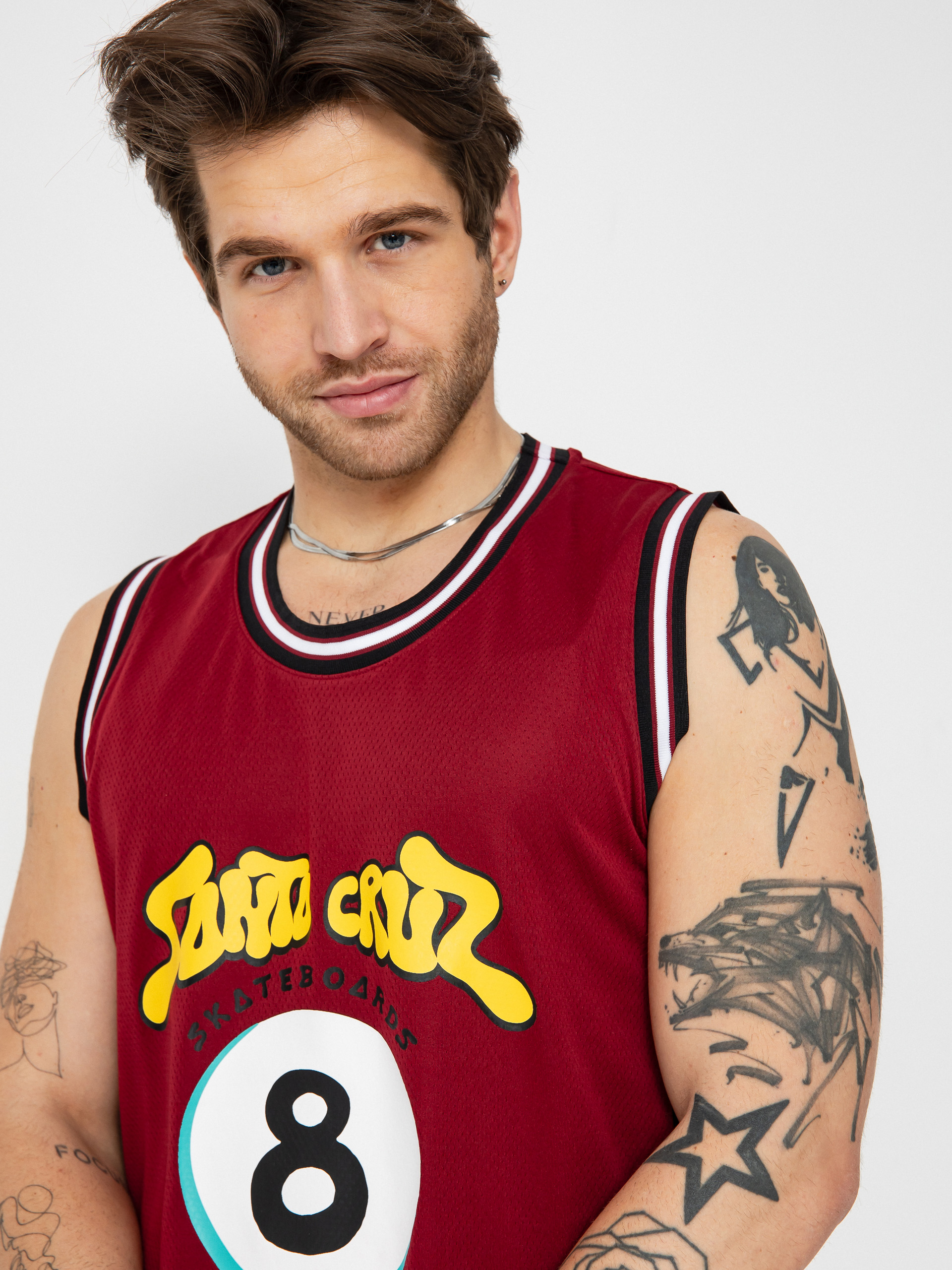 Tricou Santa Cruz Winkowski Ocho Mesh (dark rust/black)