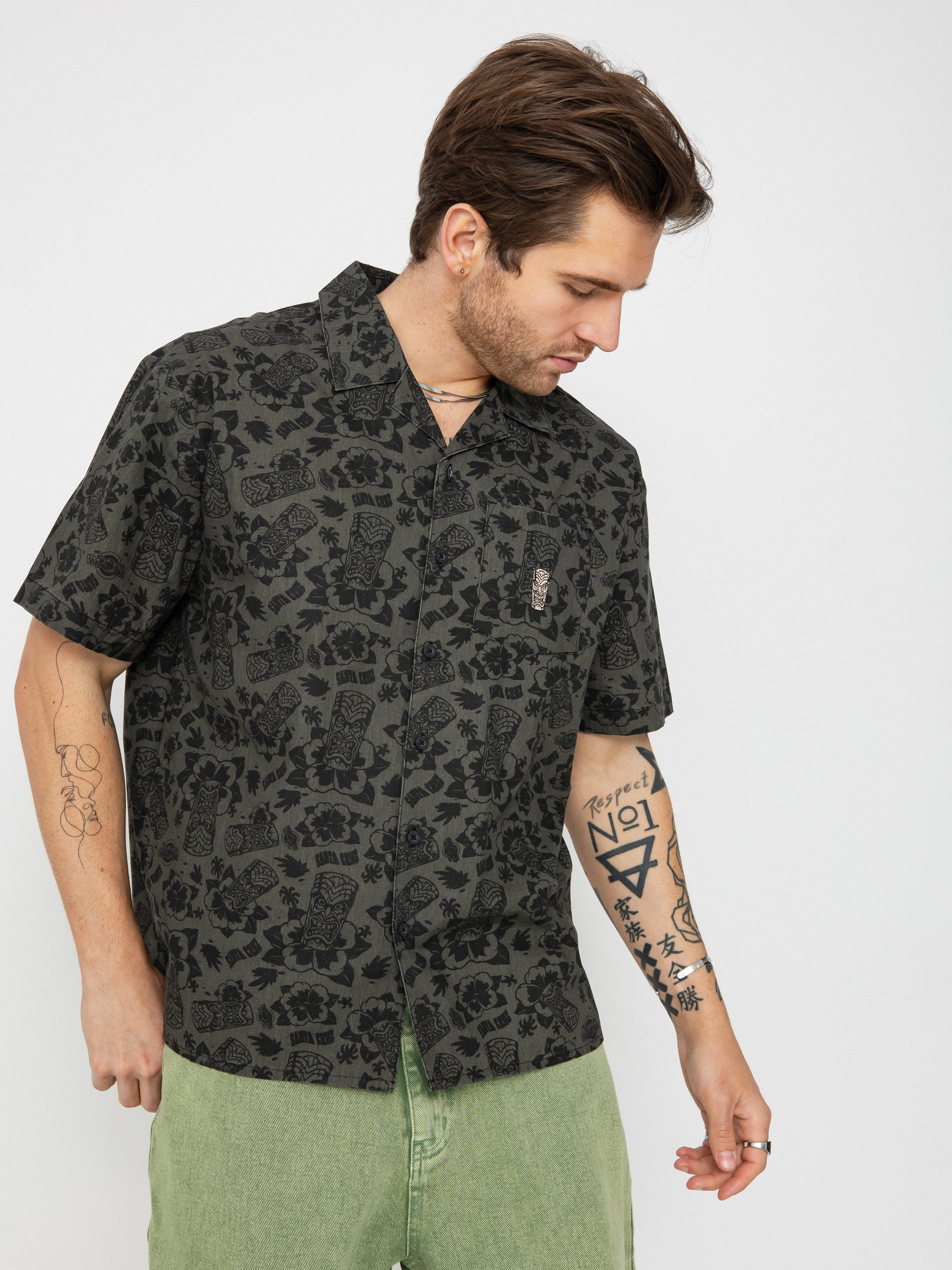 Cămașă Santa Cruz Roskopp Voodoo Room (black)