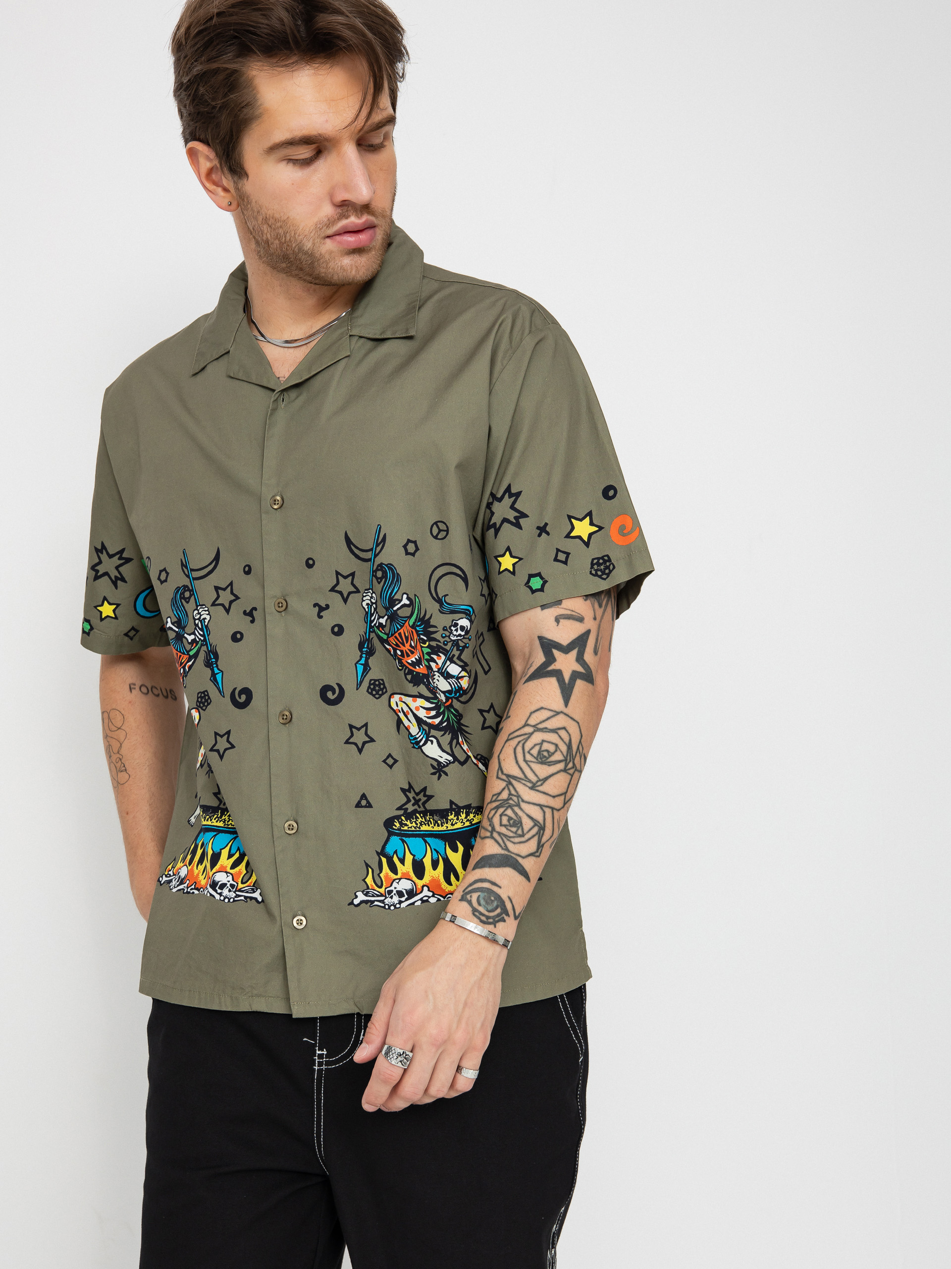 Cămașă Santa Cruz Salba Resurrection (uniform green)