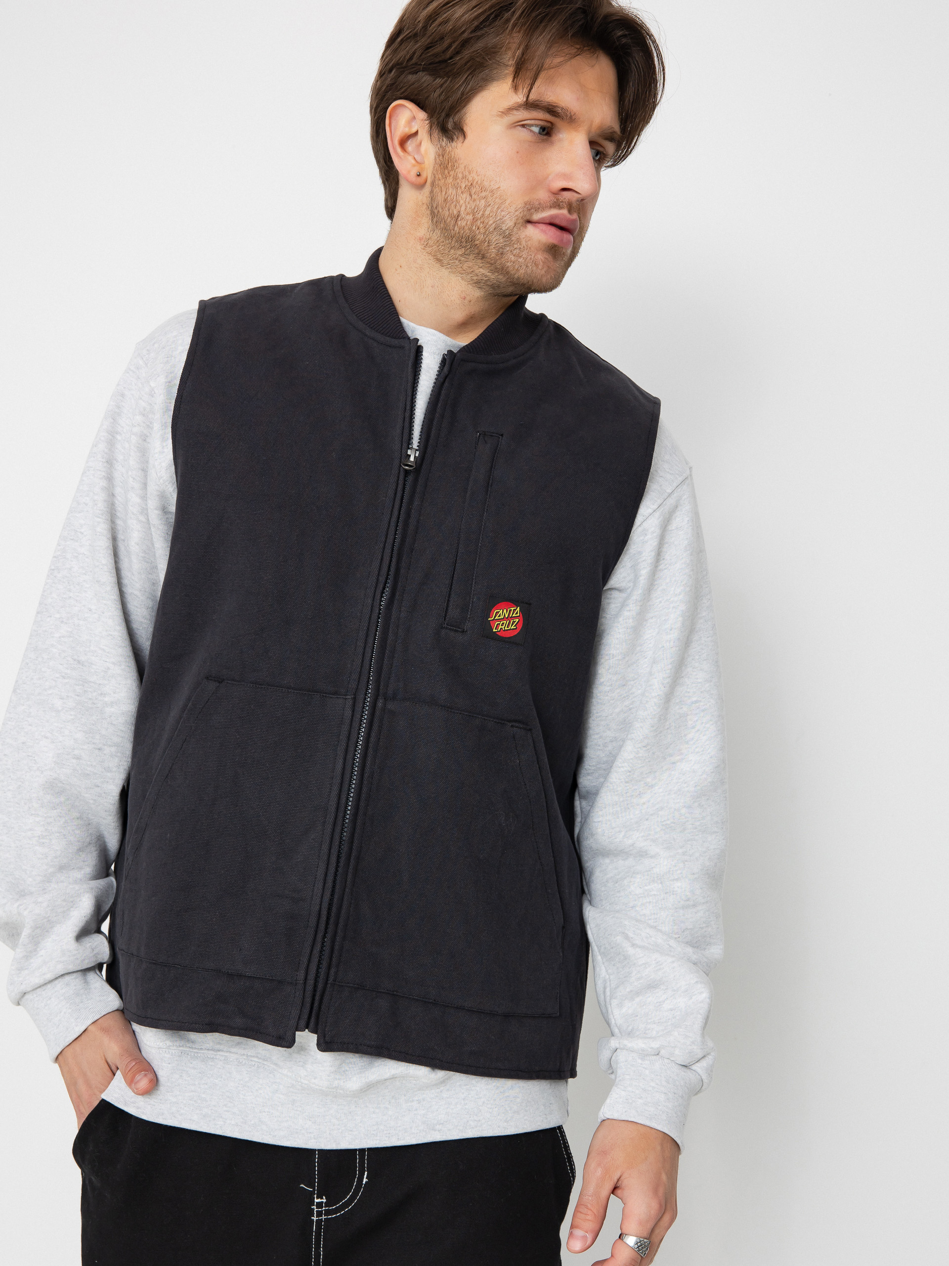 Vestu0103 Santa Cruz Classic Label (washed black)