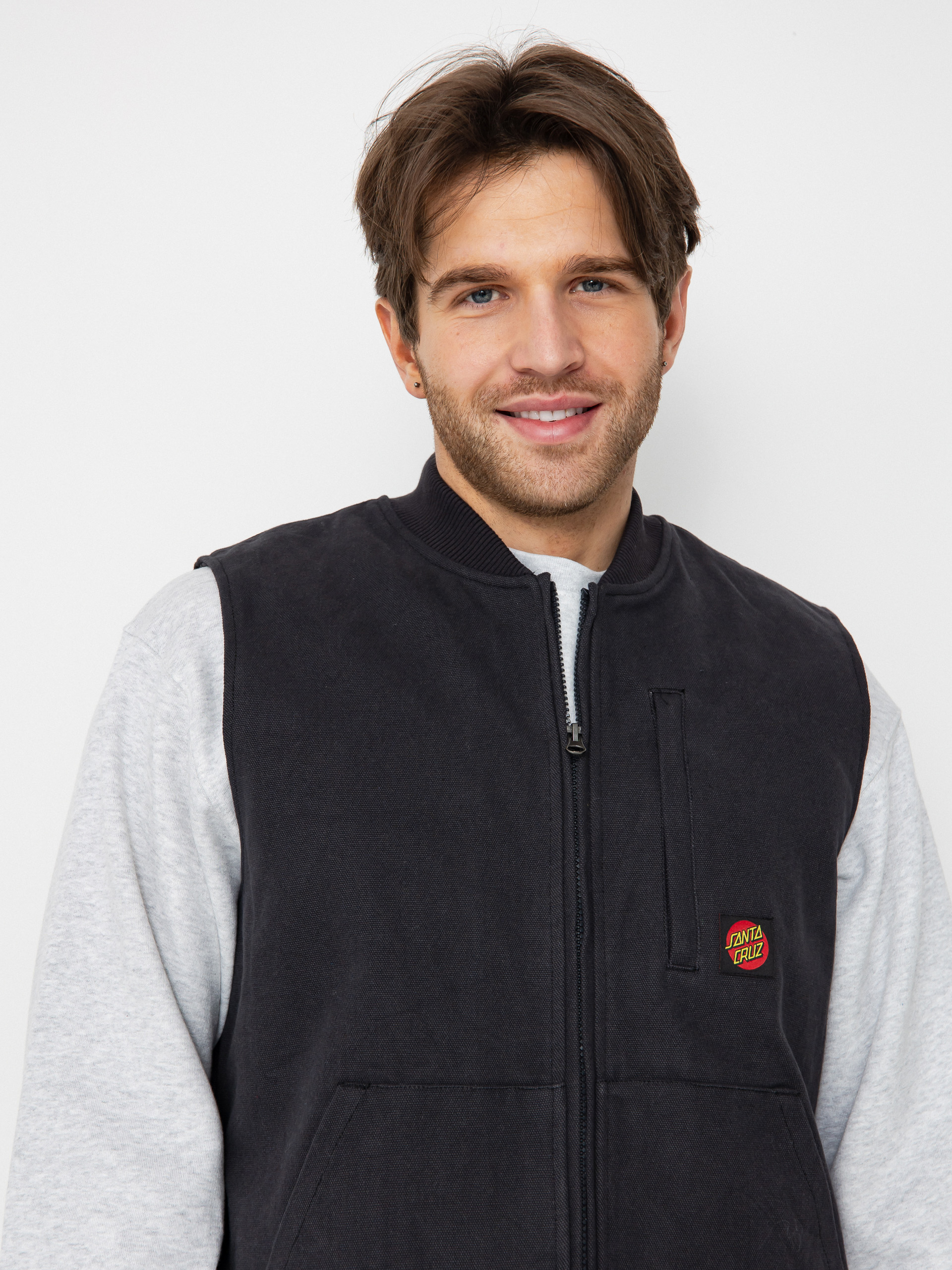 Vestă Santa Cruz Classic Label (washed black)