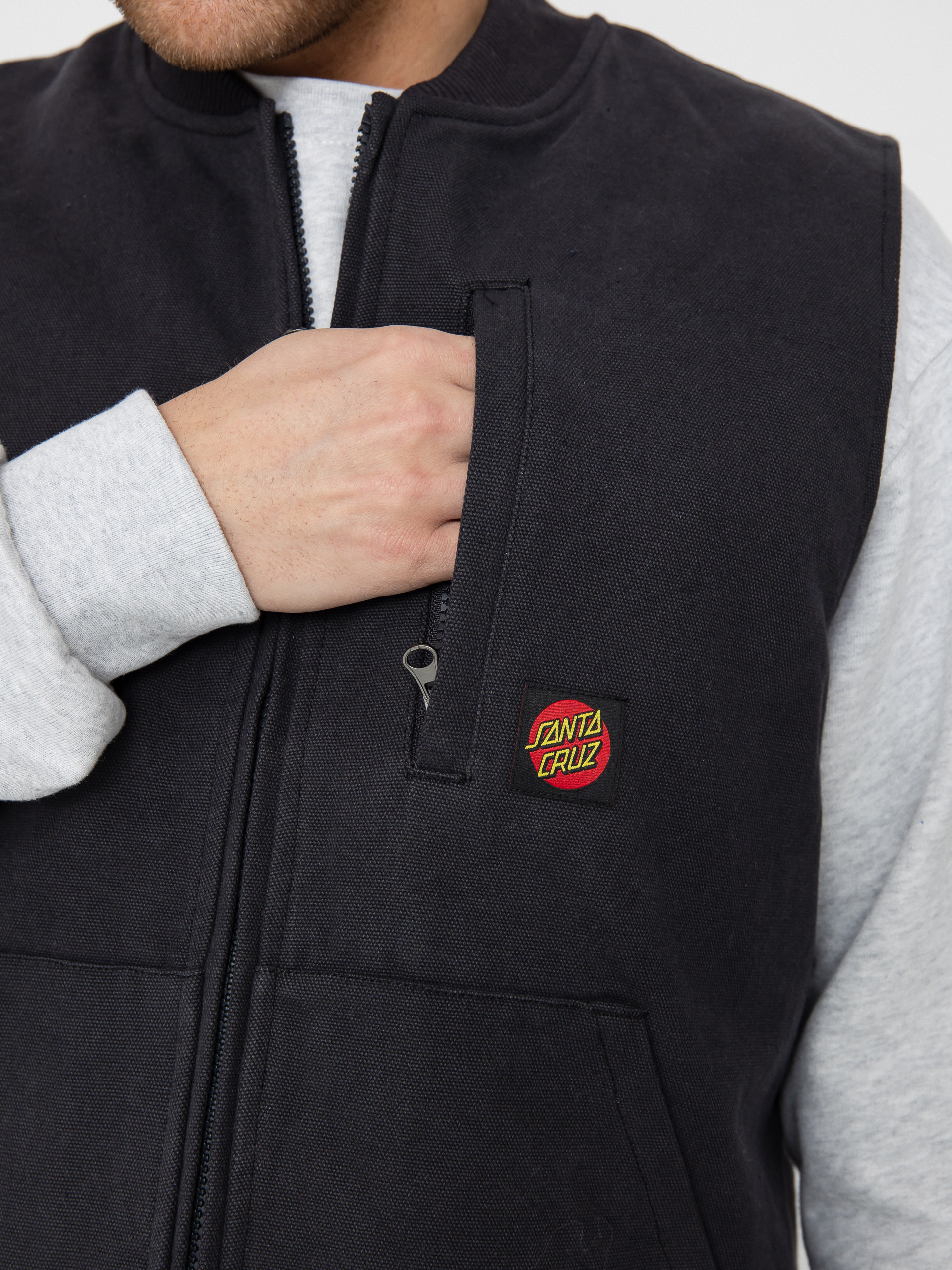 Vestă Santa Cruz Classic Label (washed black)