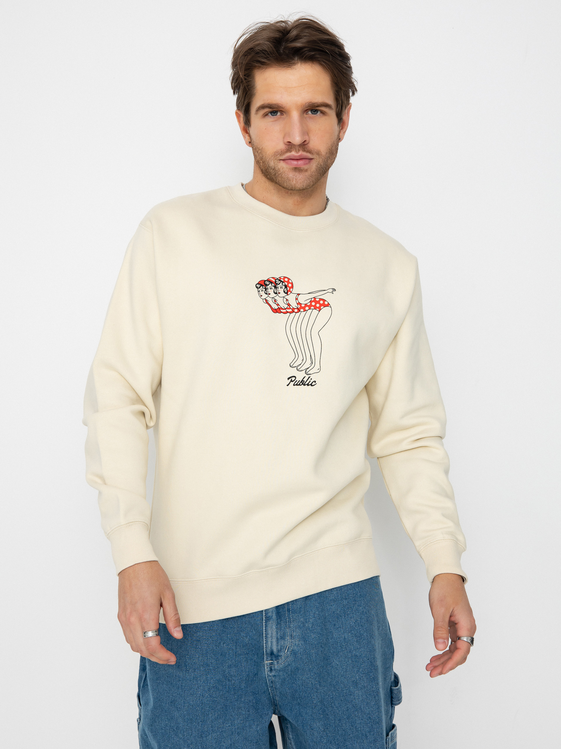 Hanorac Public Dipper Crew (white)