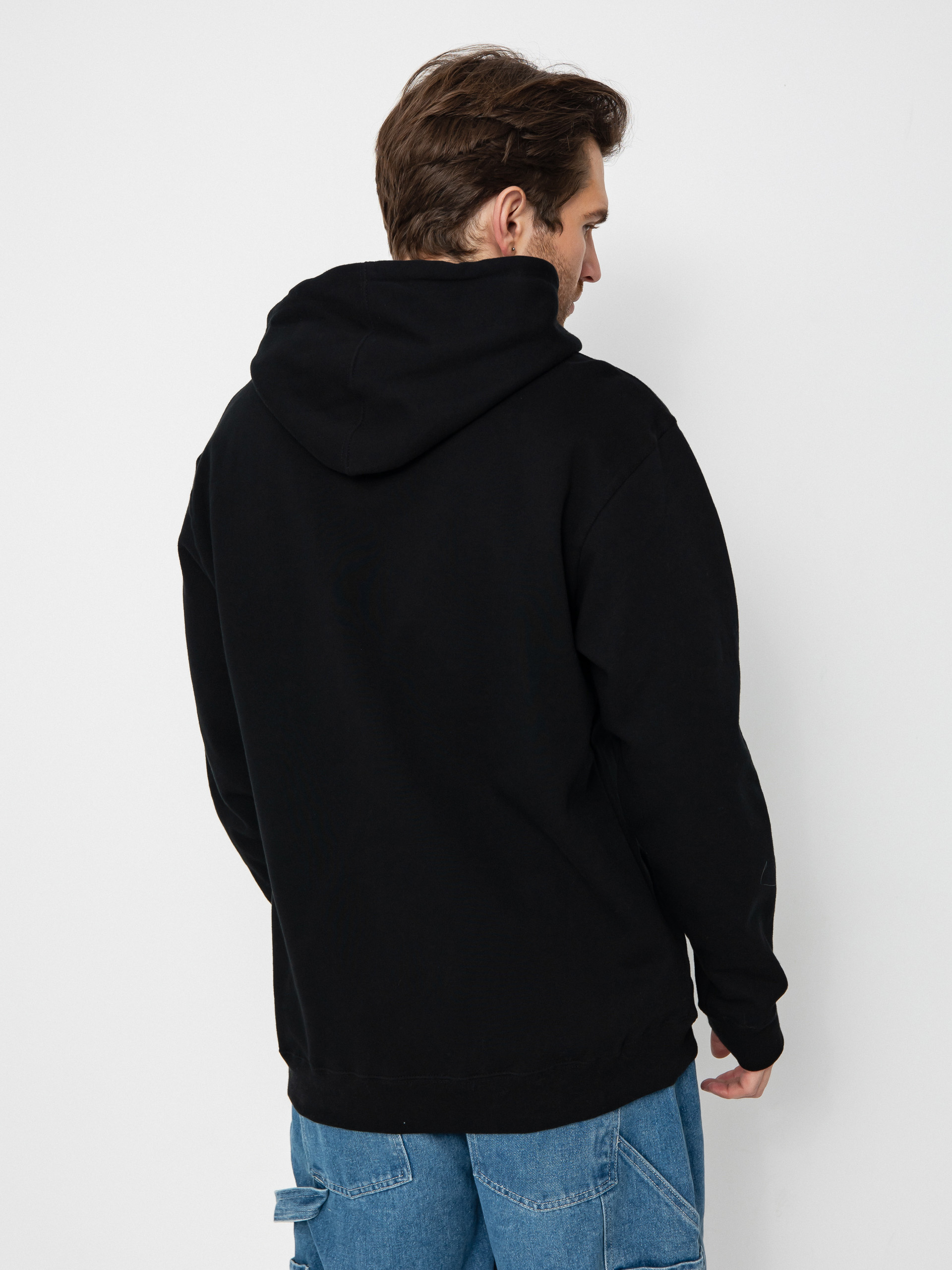 Hanorac cu glugă Spitfire Bighead Fill HD (black/black red & white print)