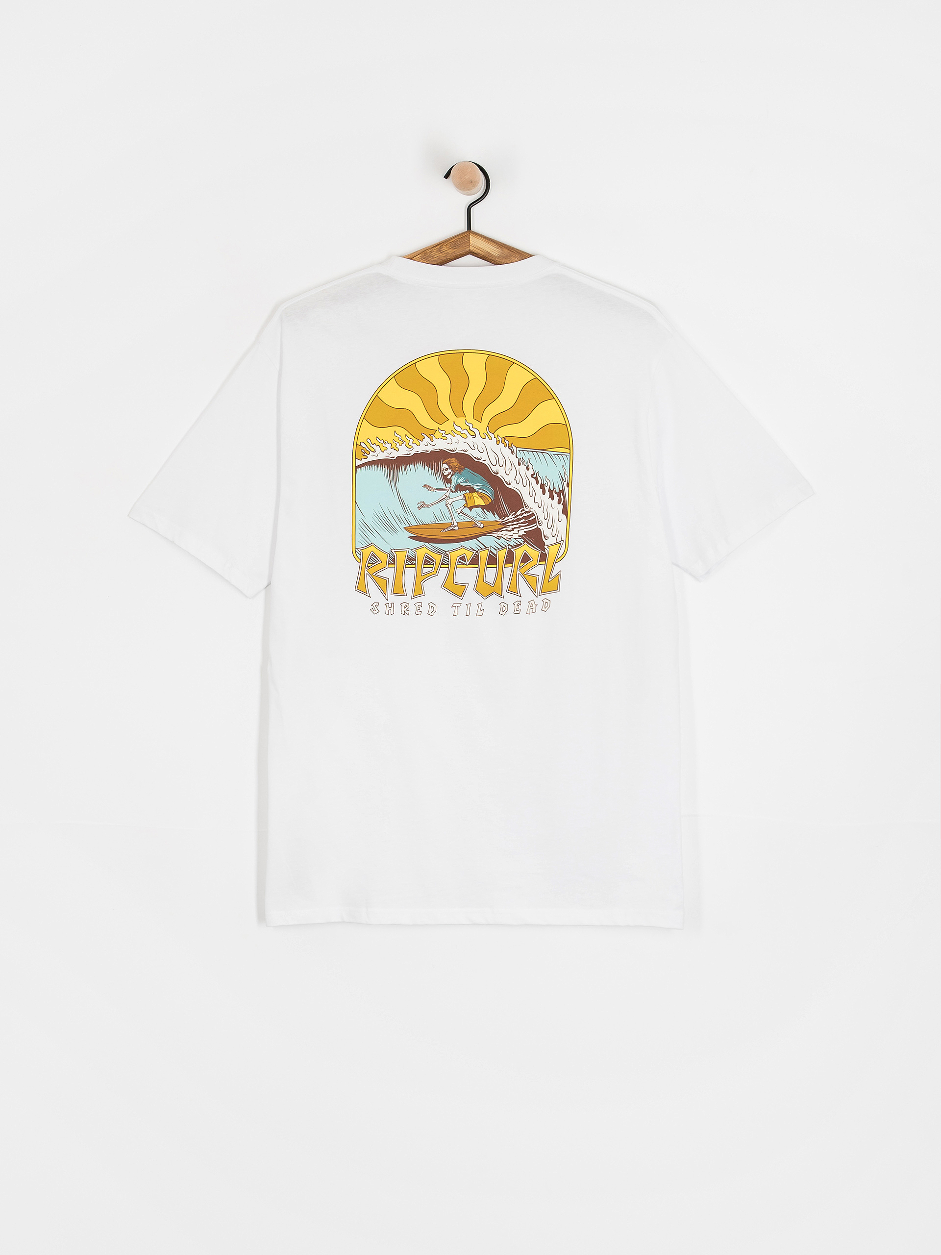 Tricou Rip Curl Shred Til (white)