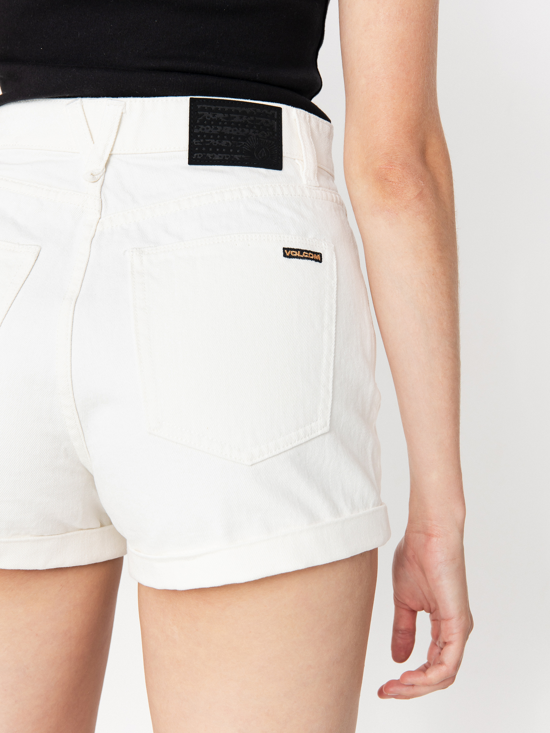 Pantaloni scurți Volcom Weellow Wmn (star white)