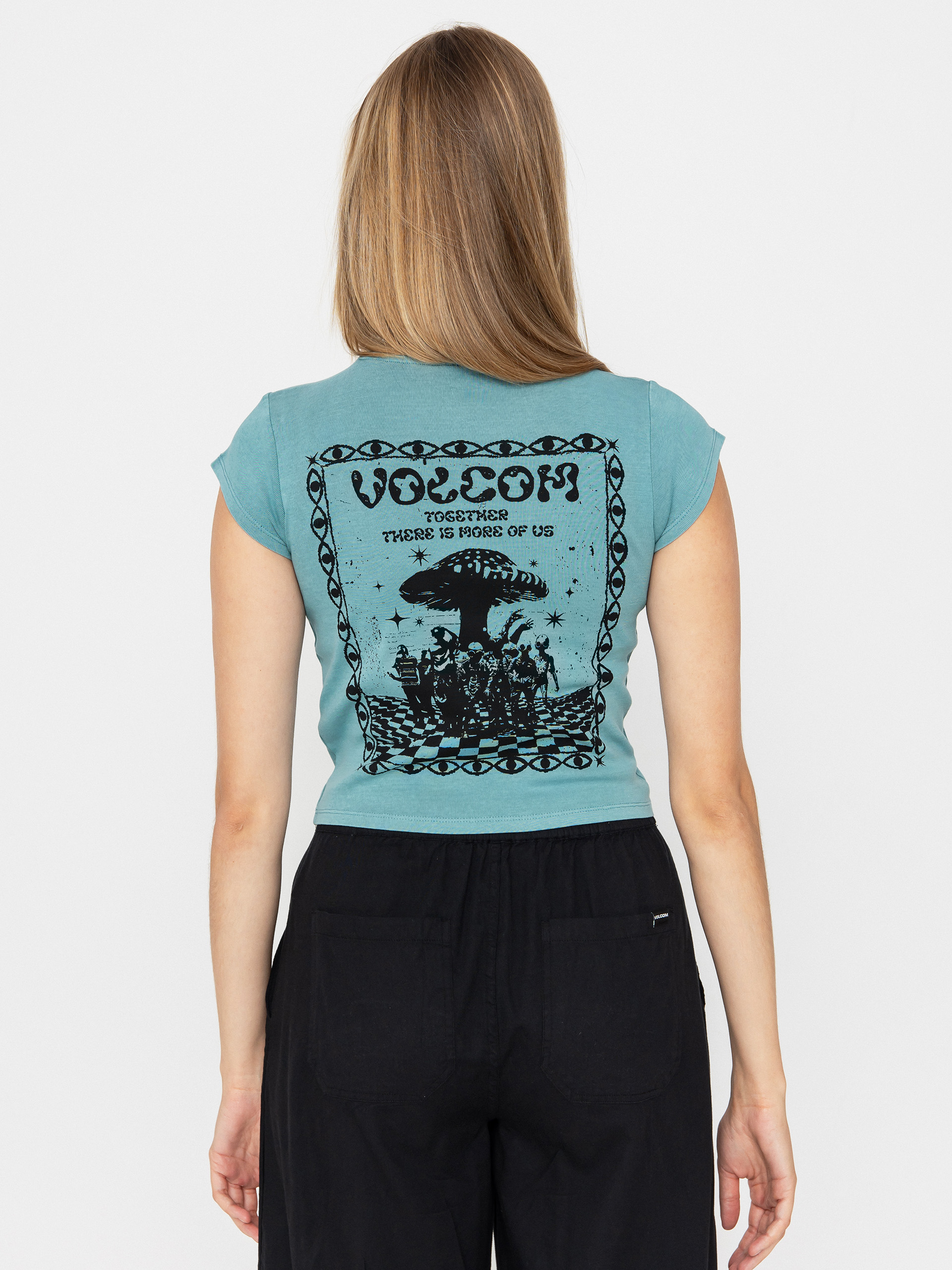 Tricou Volcom Fa F Rygalski Baby Wmn (teal)