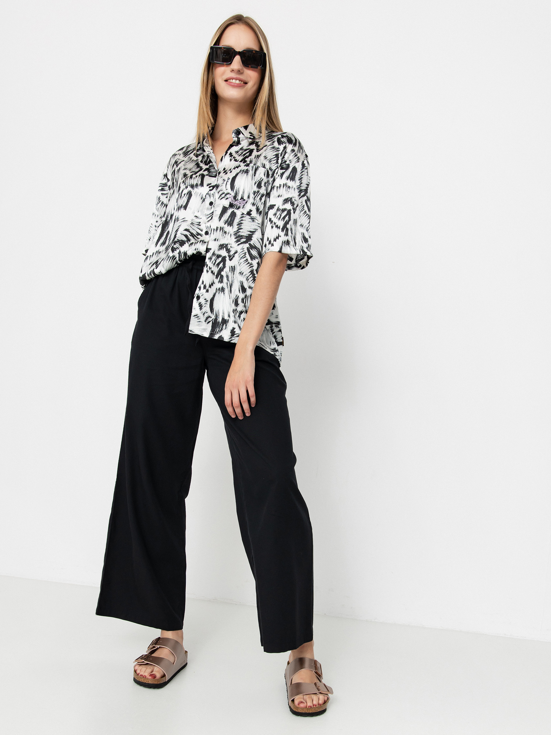 Cămașă Volcom Fa Alix Wmn (black white)