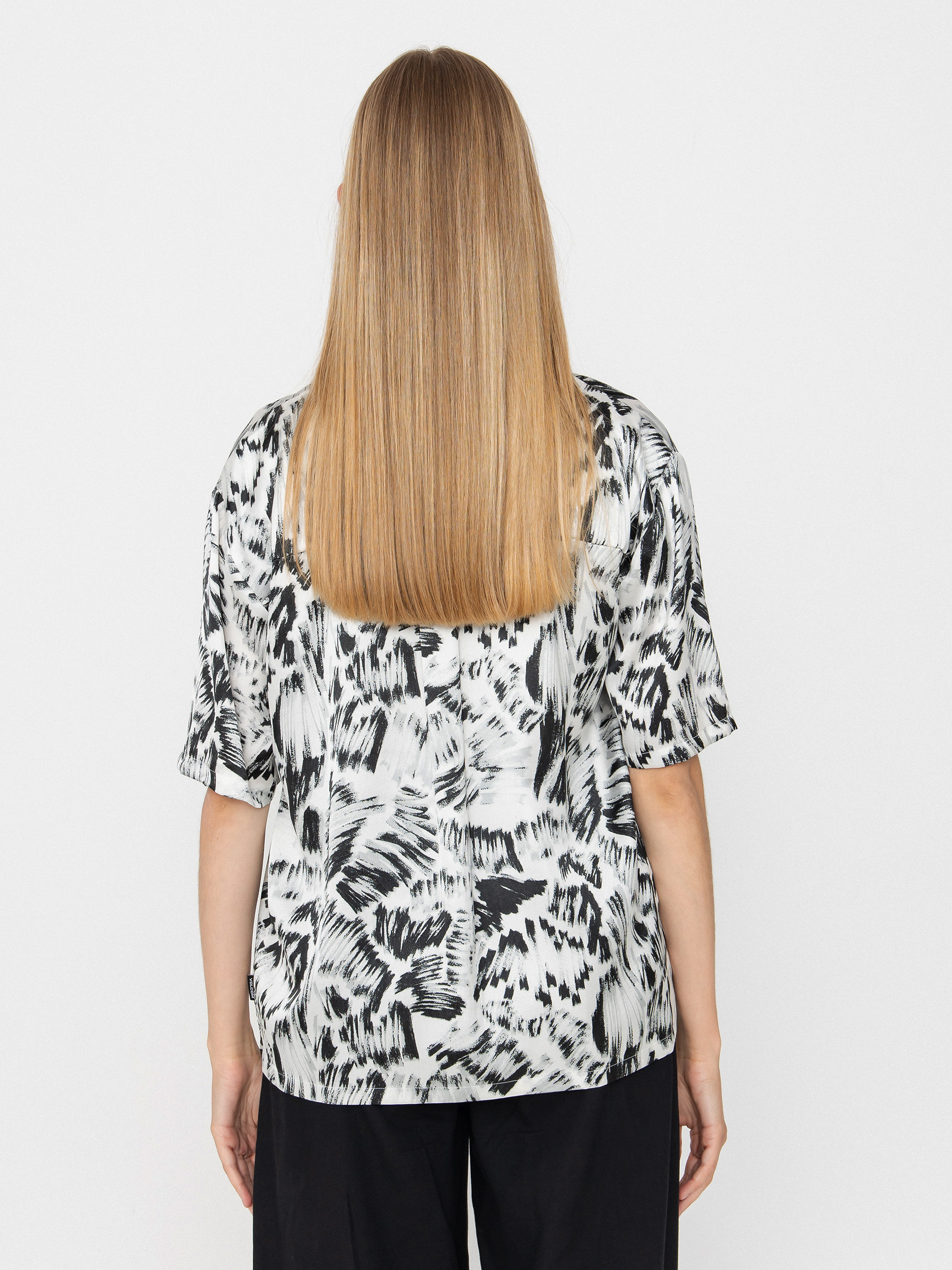 Cămașă Volcom Fa Alix Wmn (black white)