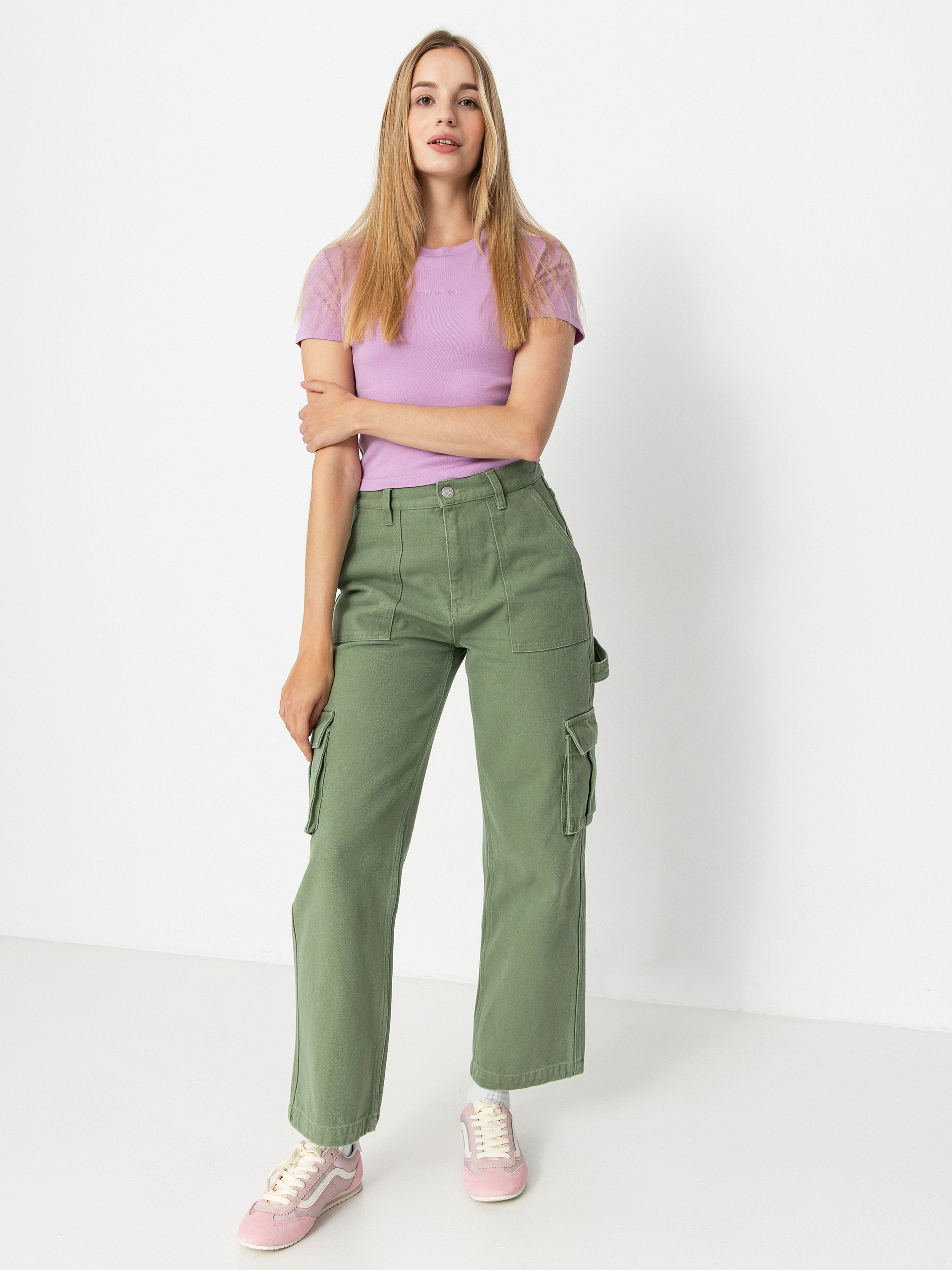 Tricou Volcom Volcomstone Crop Wmn (iris purple)