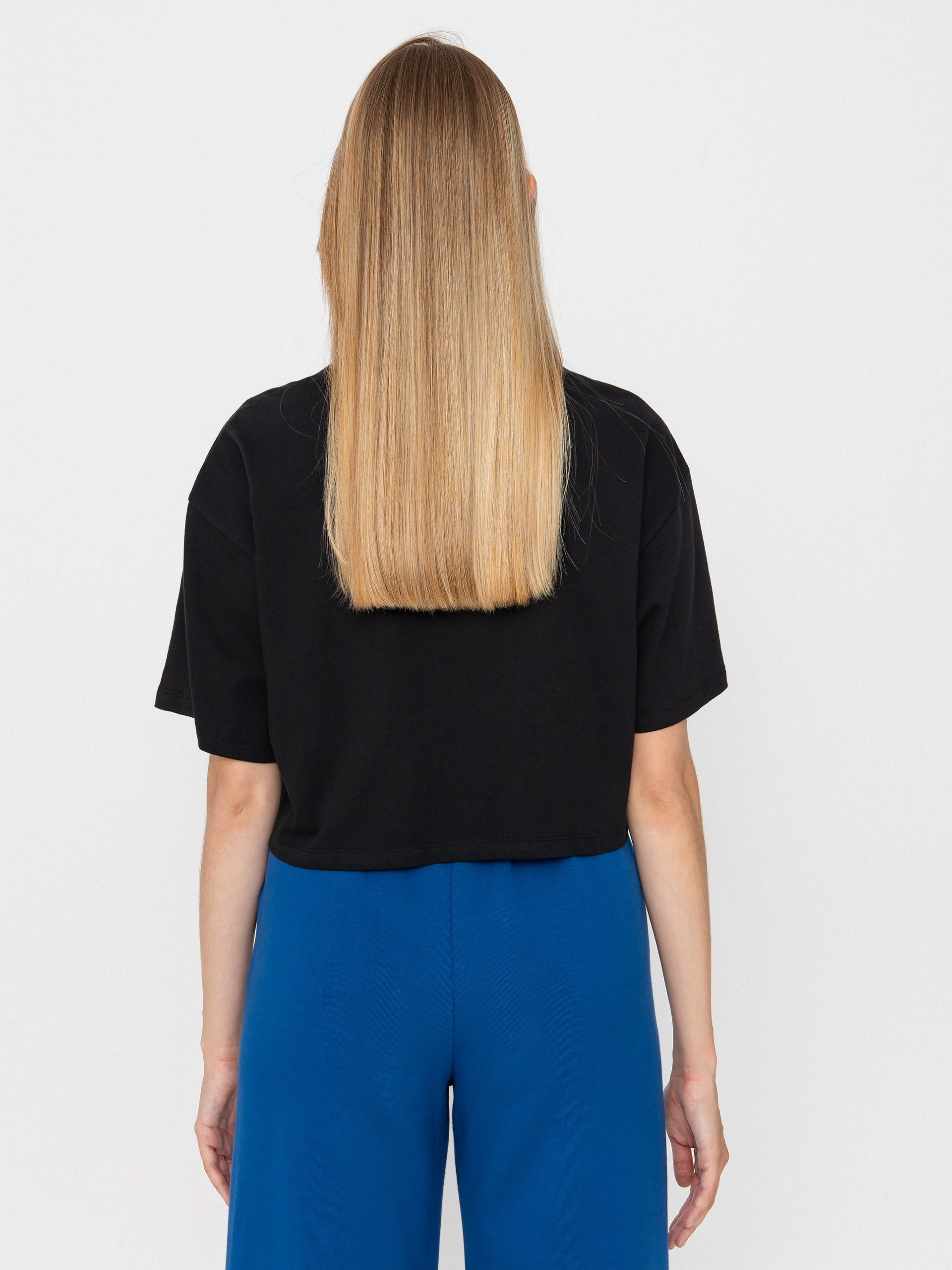 Tricou Vans Grinning Face Relax Crop Wmn (black)