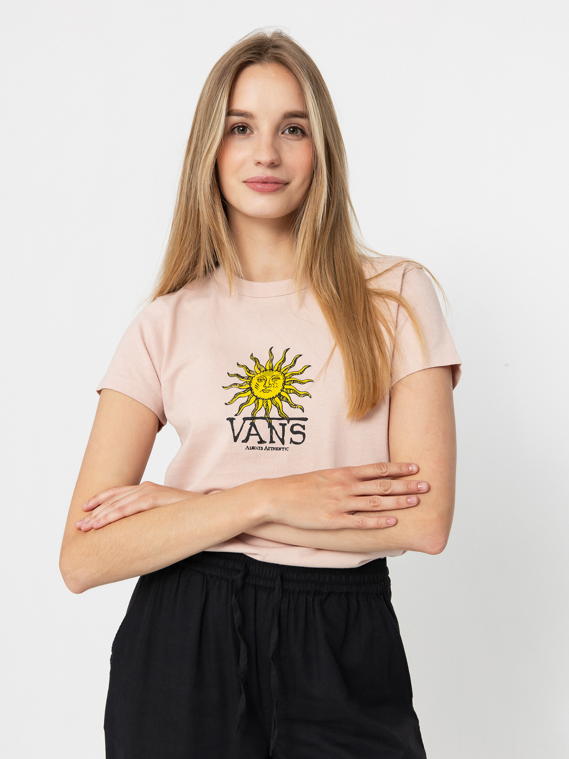 Tricou Vans Cosmic Ray Mini Wmn (sepia rose)