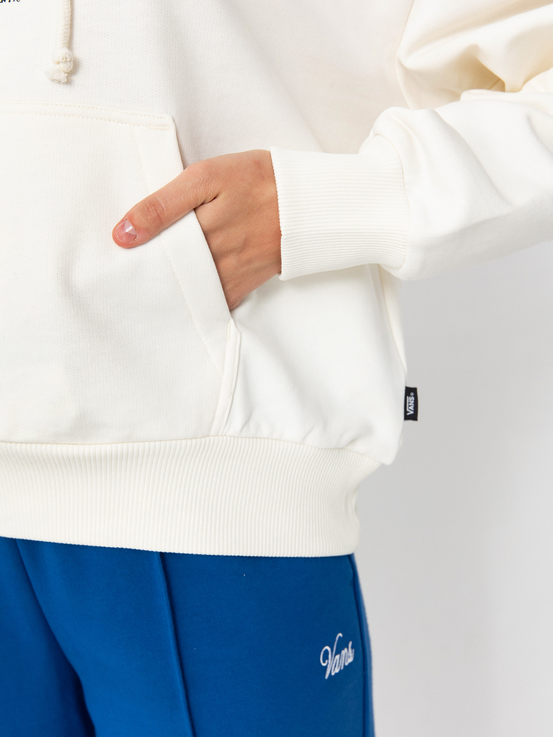 Hanorac cu glugă Vans Cosmic Ray Retro Fit HD Wmn (marshmallow)