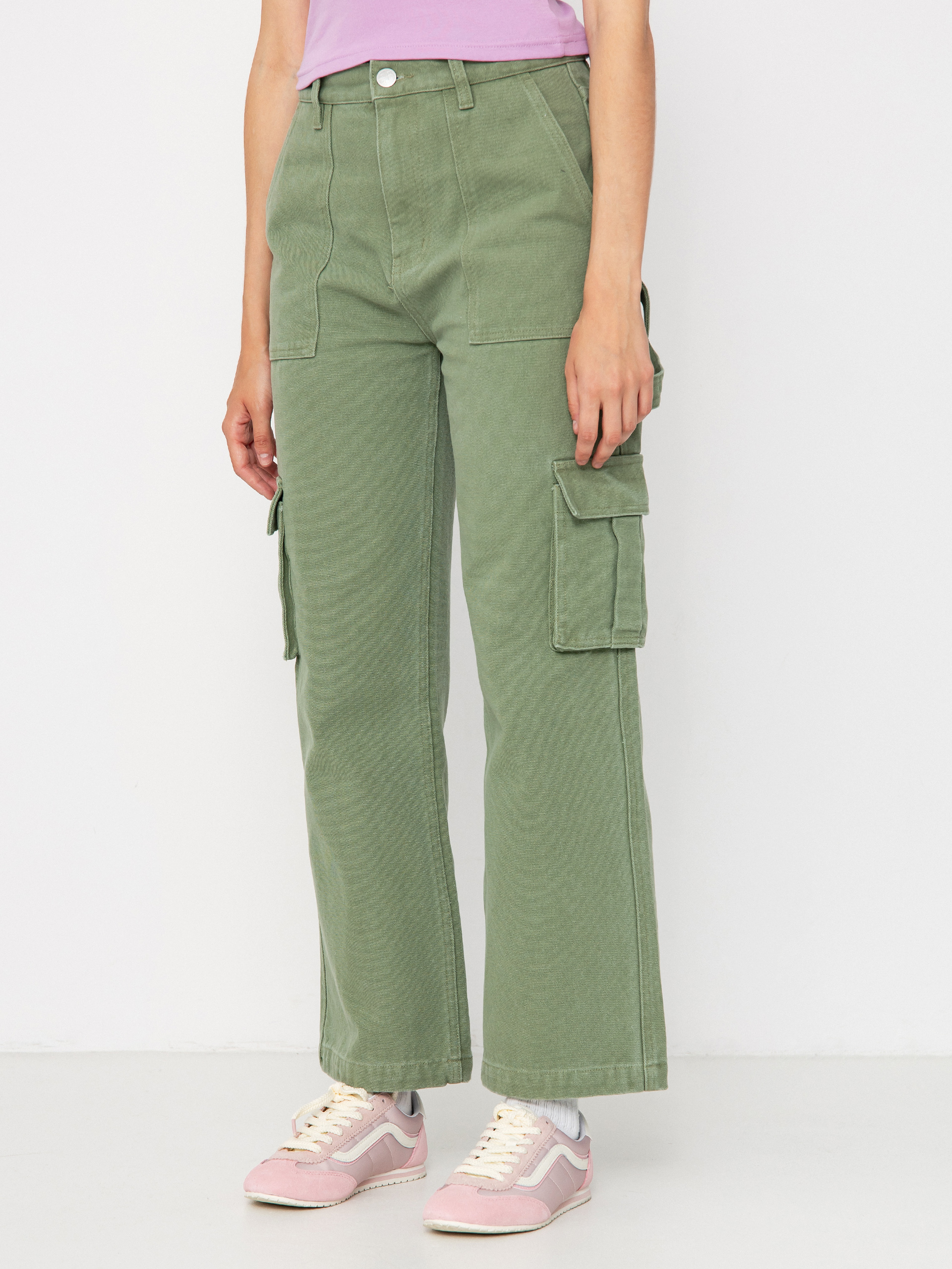 Pantaloni Santa Cruz Workers Cargo Wmn (pale sage wash)