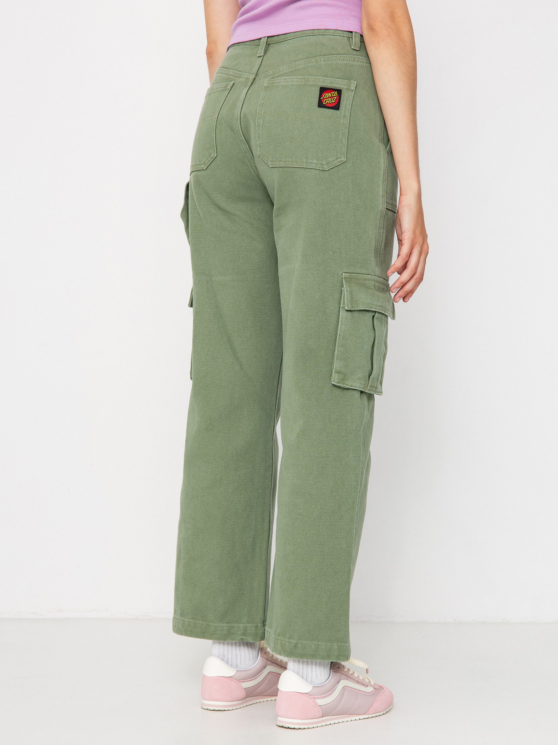 Pantaloni Santa Cruz Workers Cargo Wmn (pale sage wash)