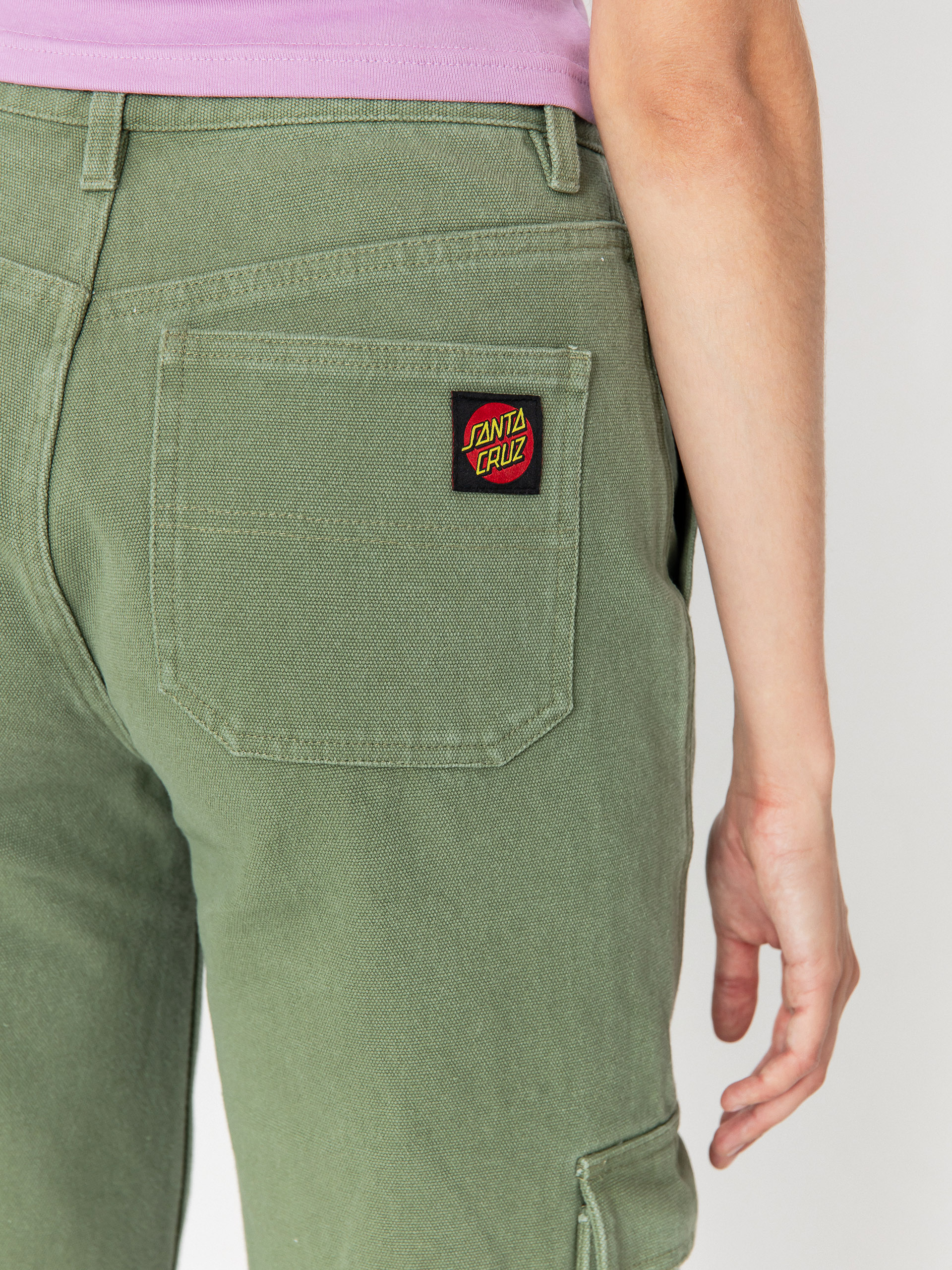 Pantaloni Santa Cruz Workers Cargo Wmn (pale sage wash)