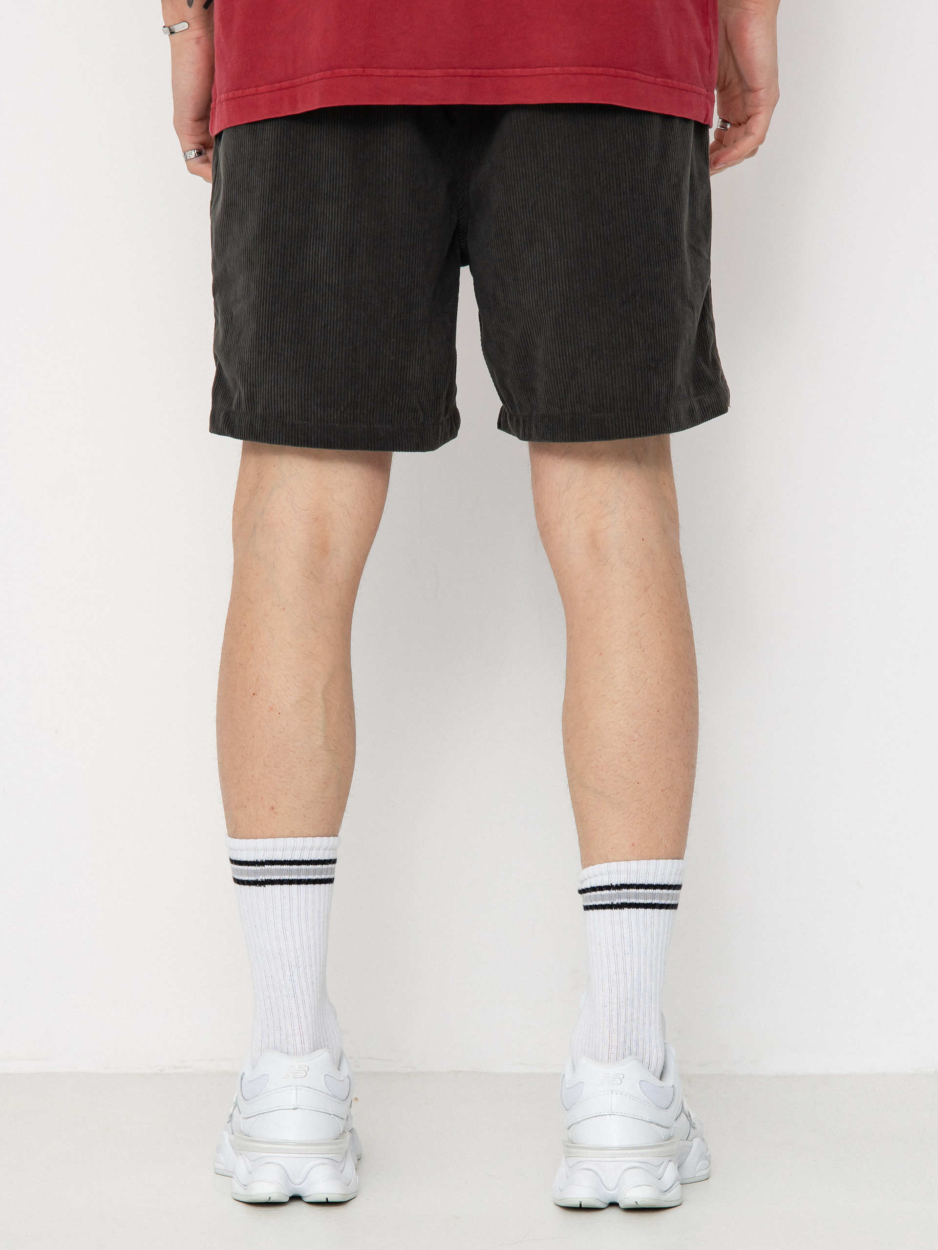 Pantaloni scurți Brixton Everyday Corduroy (washed black)