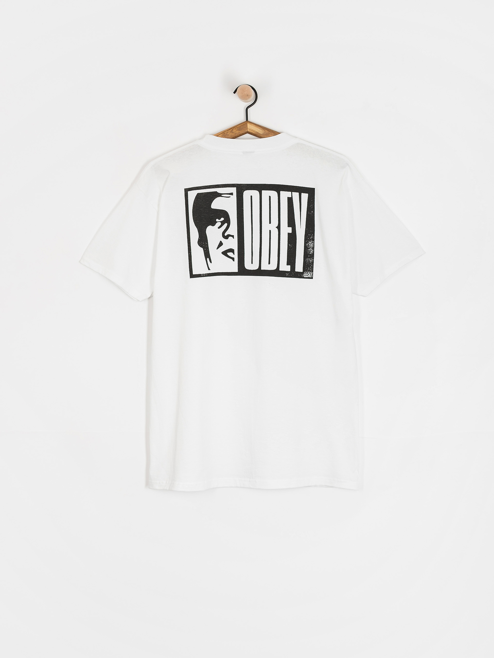 Tricou OBEY Half Icon (white)