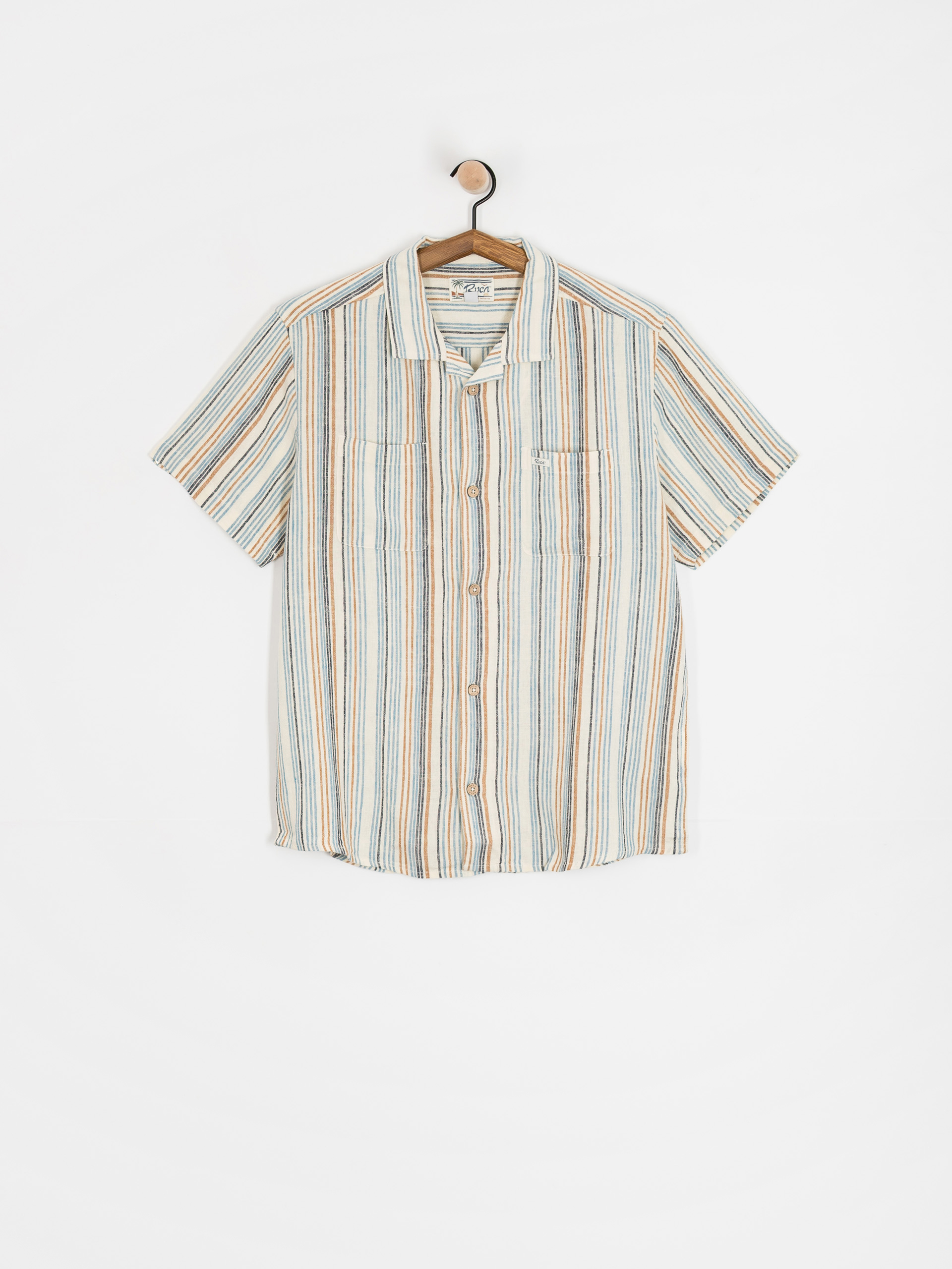 Tricou RVCA Exotica Stripe (natural)