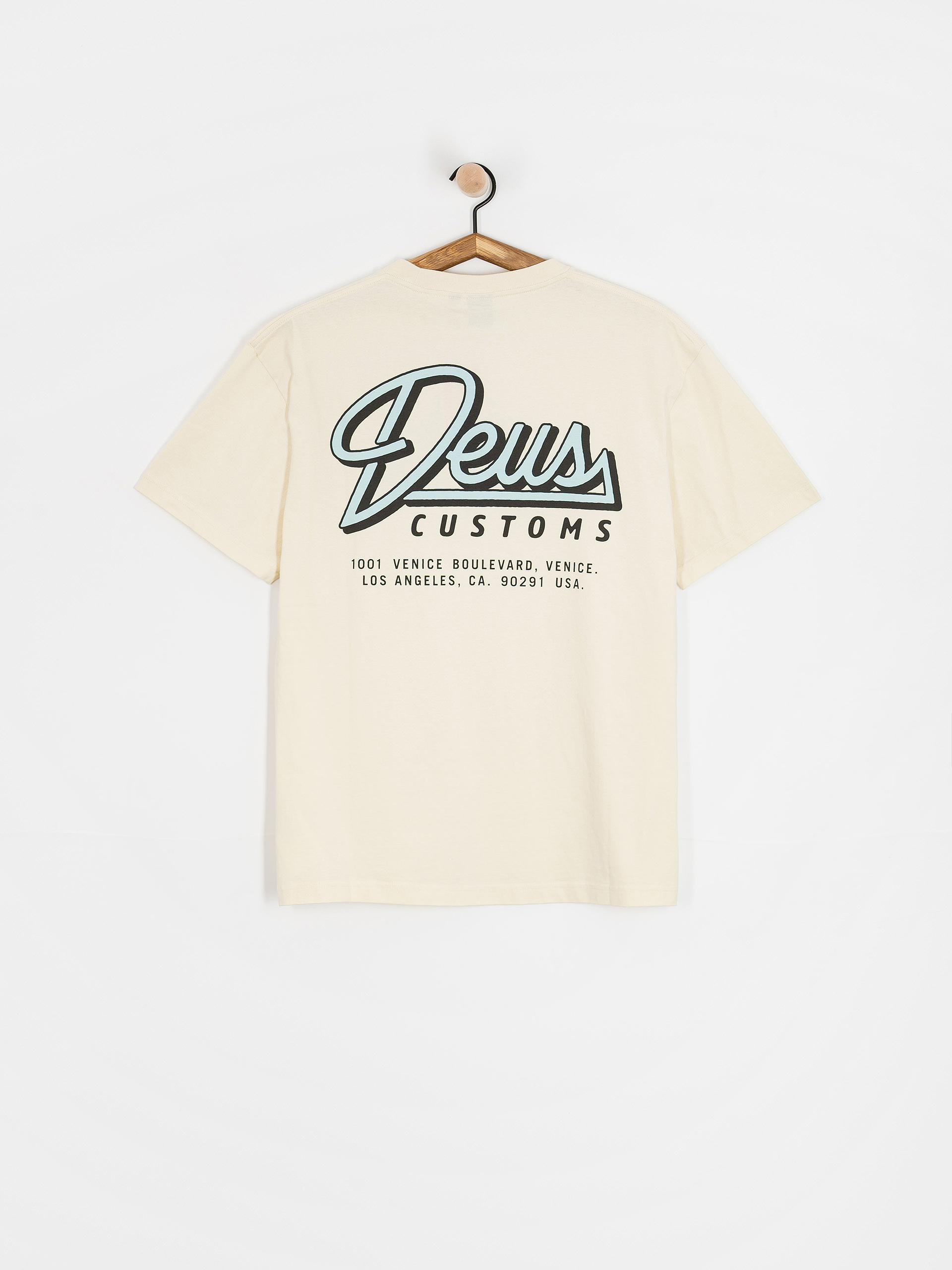 Tricou Deus Ex Machina Conduit (dirty white)