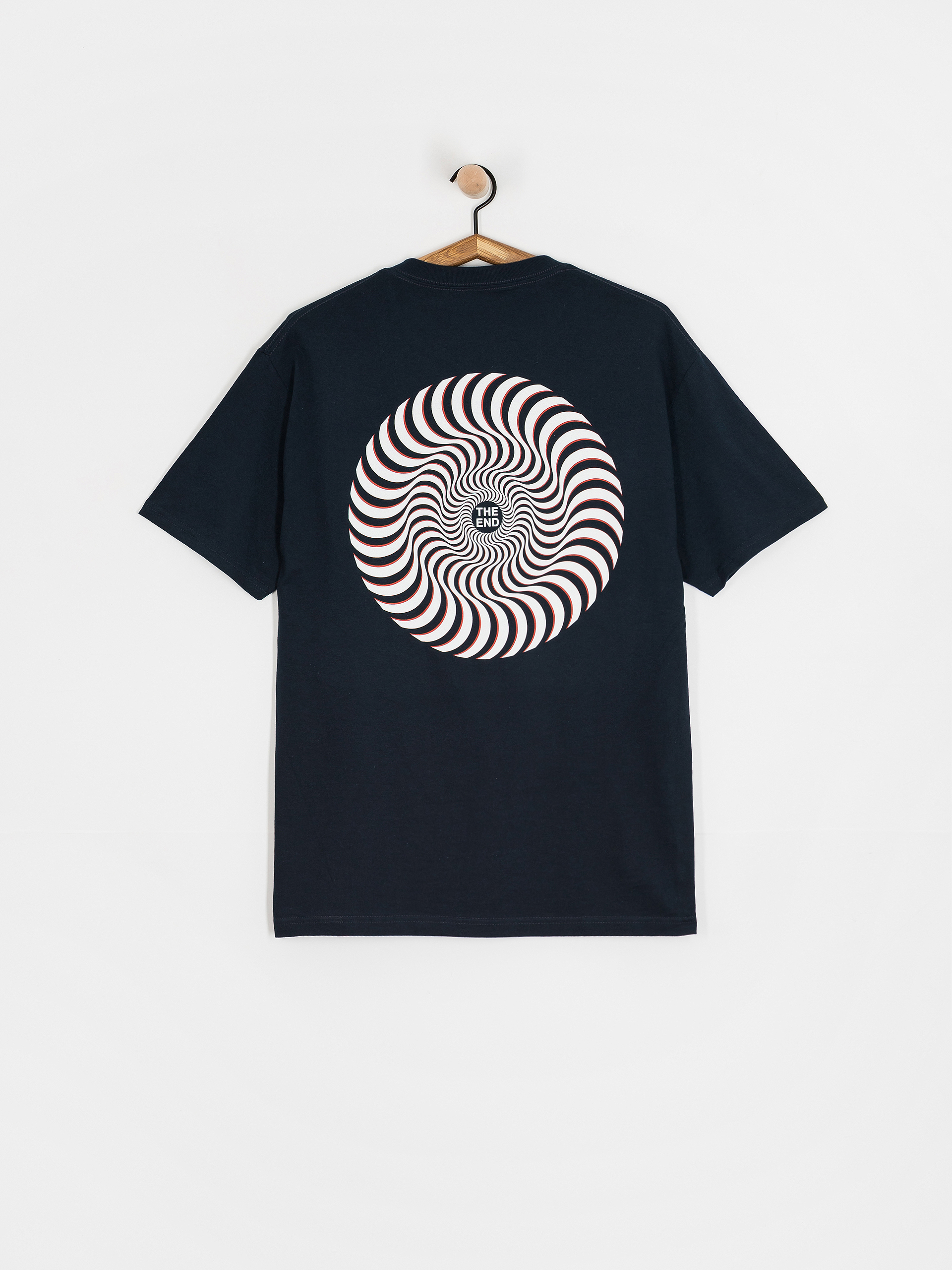 Tricou Spitfire Classic Swirl Overlay (true navy w/white&red prints)