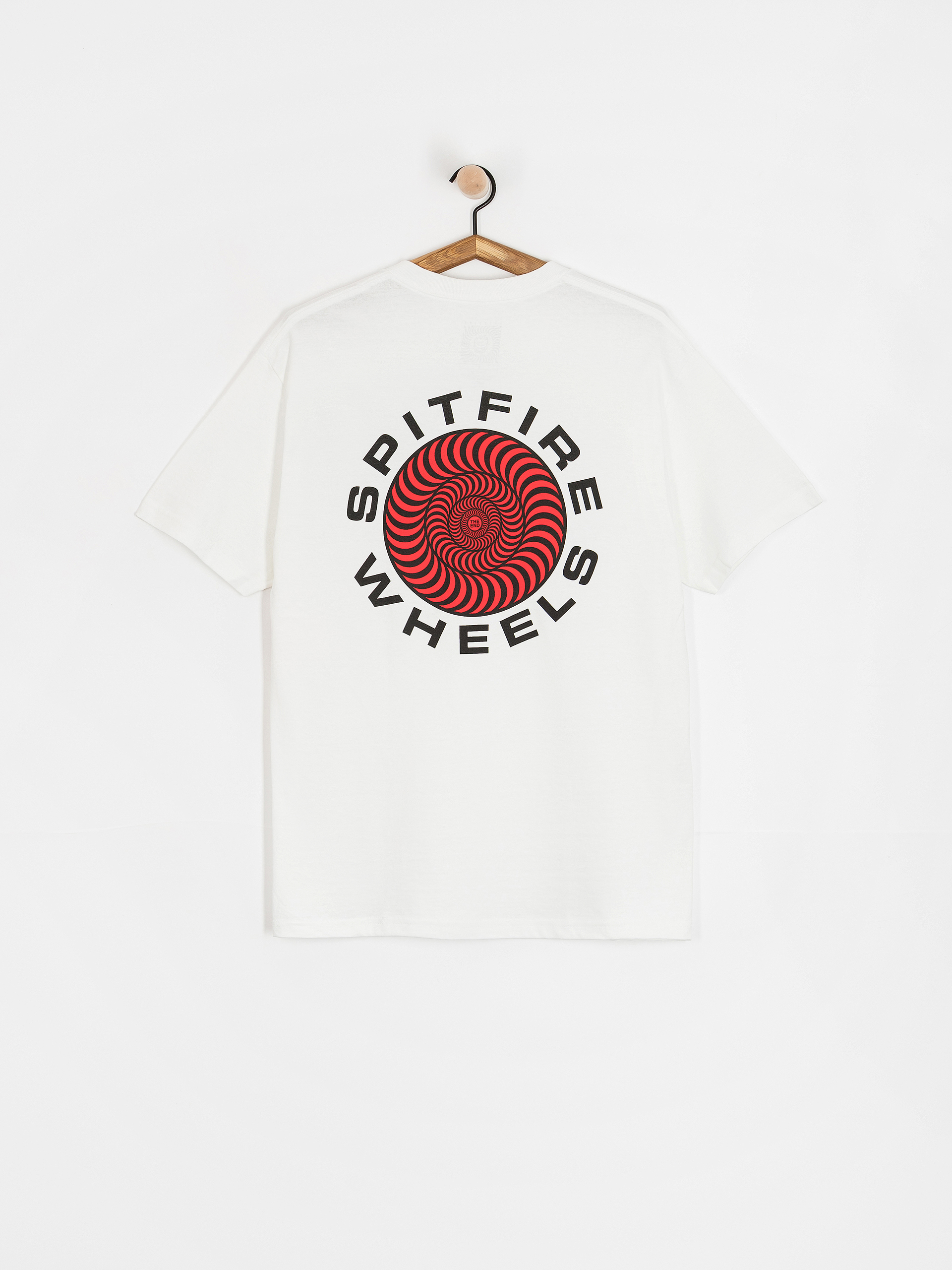 Tricou Spitfire Classic 87 Swirl Fill (white w/black&red prints)