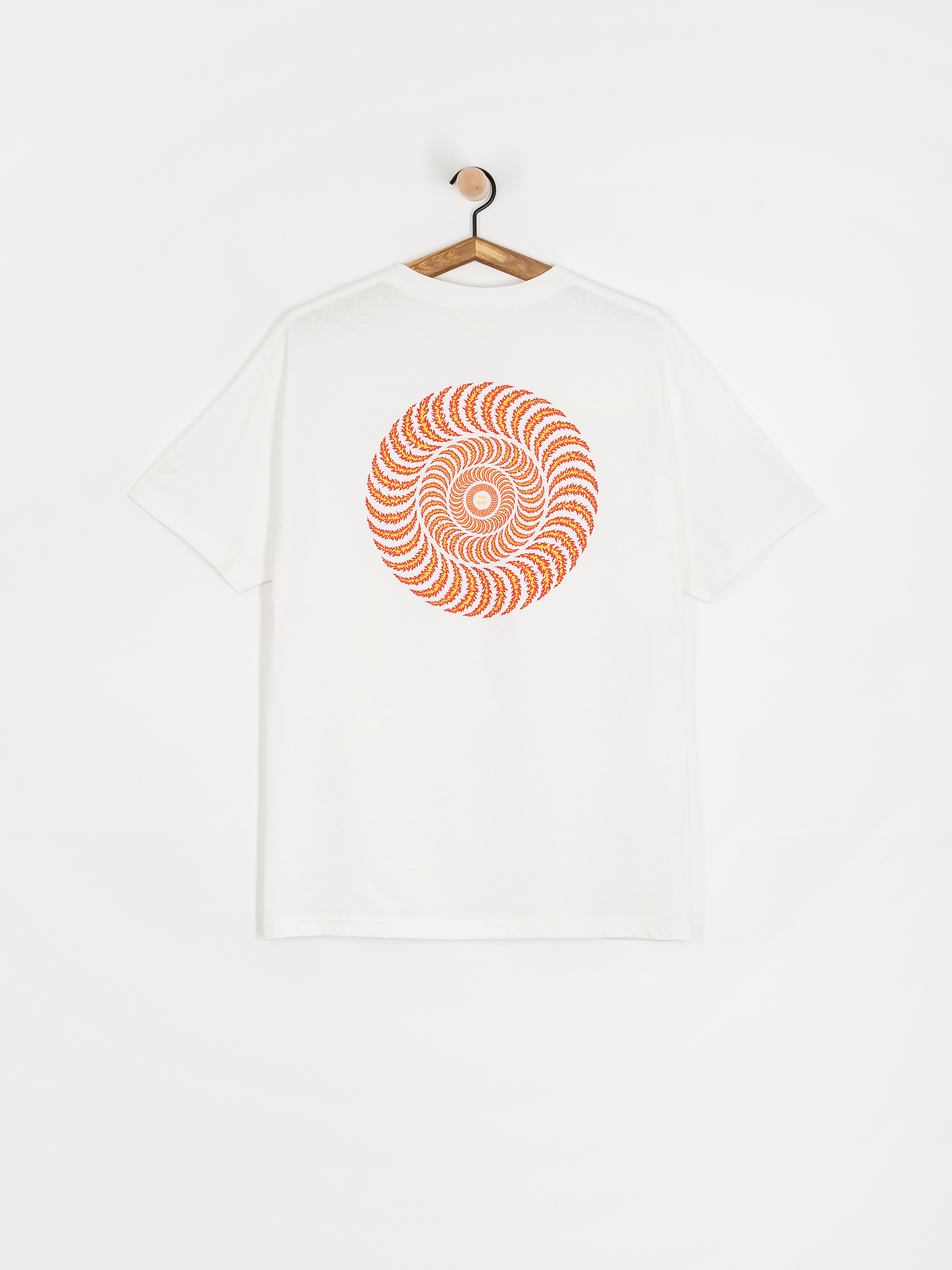 Tricou Spitfire Og Classic Flame (white w/red yellow&black prints)