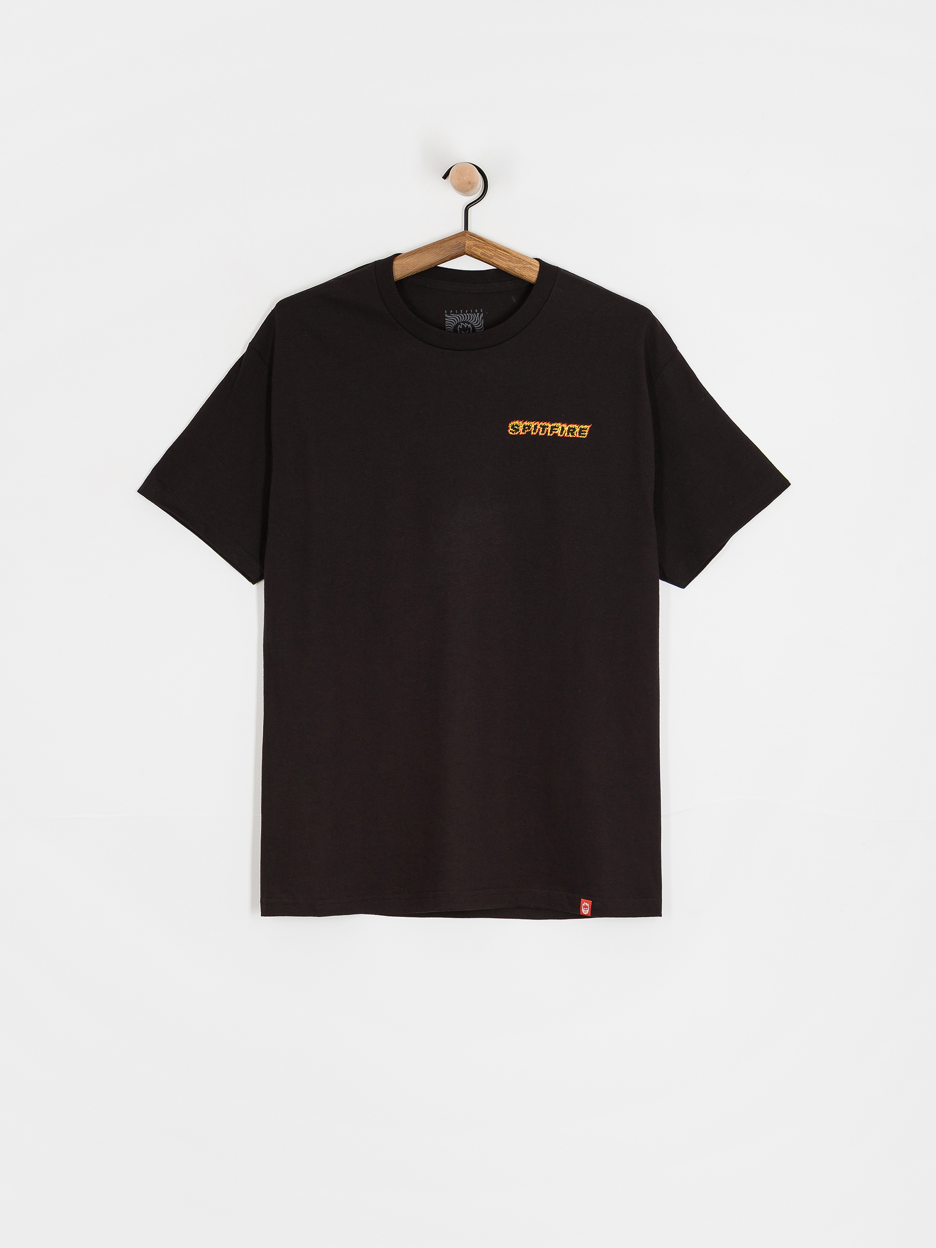 Tricou Spitfire Og Classic Flame (black w/red&yellow prints)