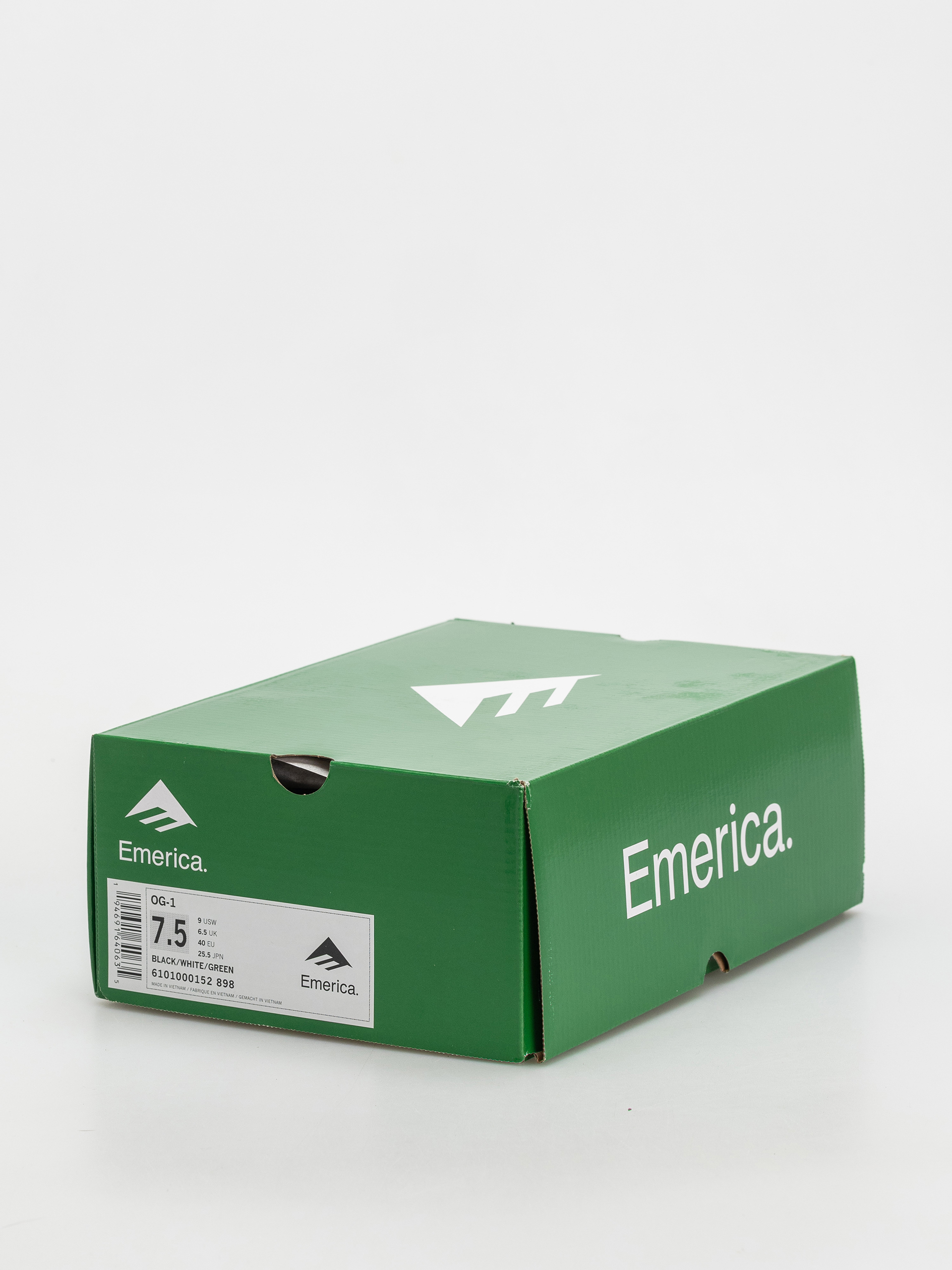 Pantofi Emerica Og 1 (black/white/green)